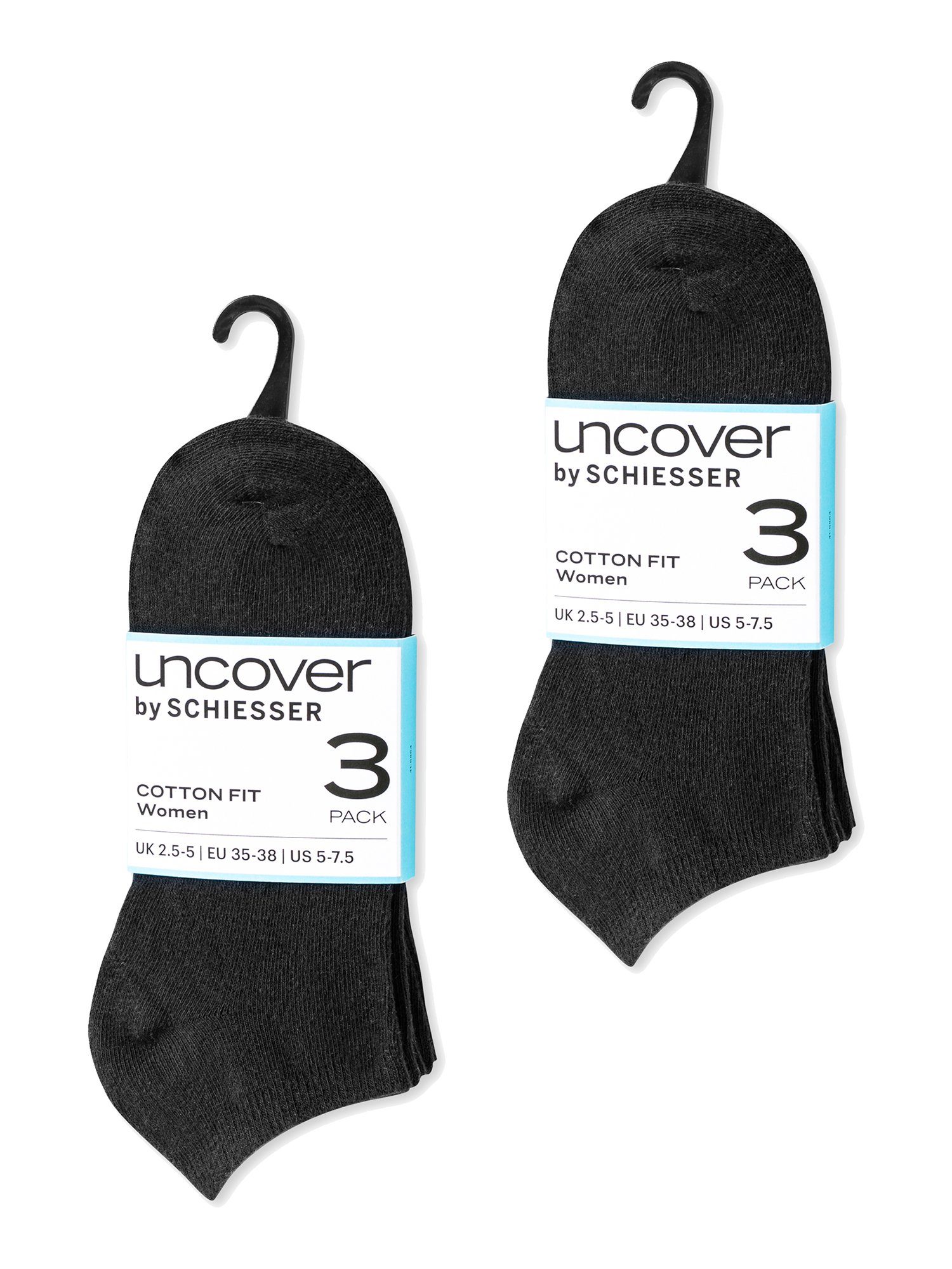 Schiesser Sneakersocken Uncover Multi (6-Paar), Hochwertige Verarbeitung