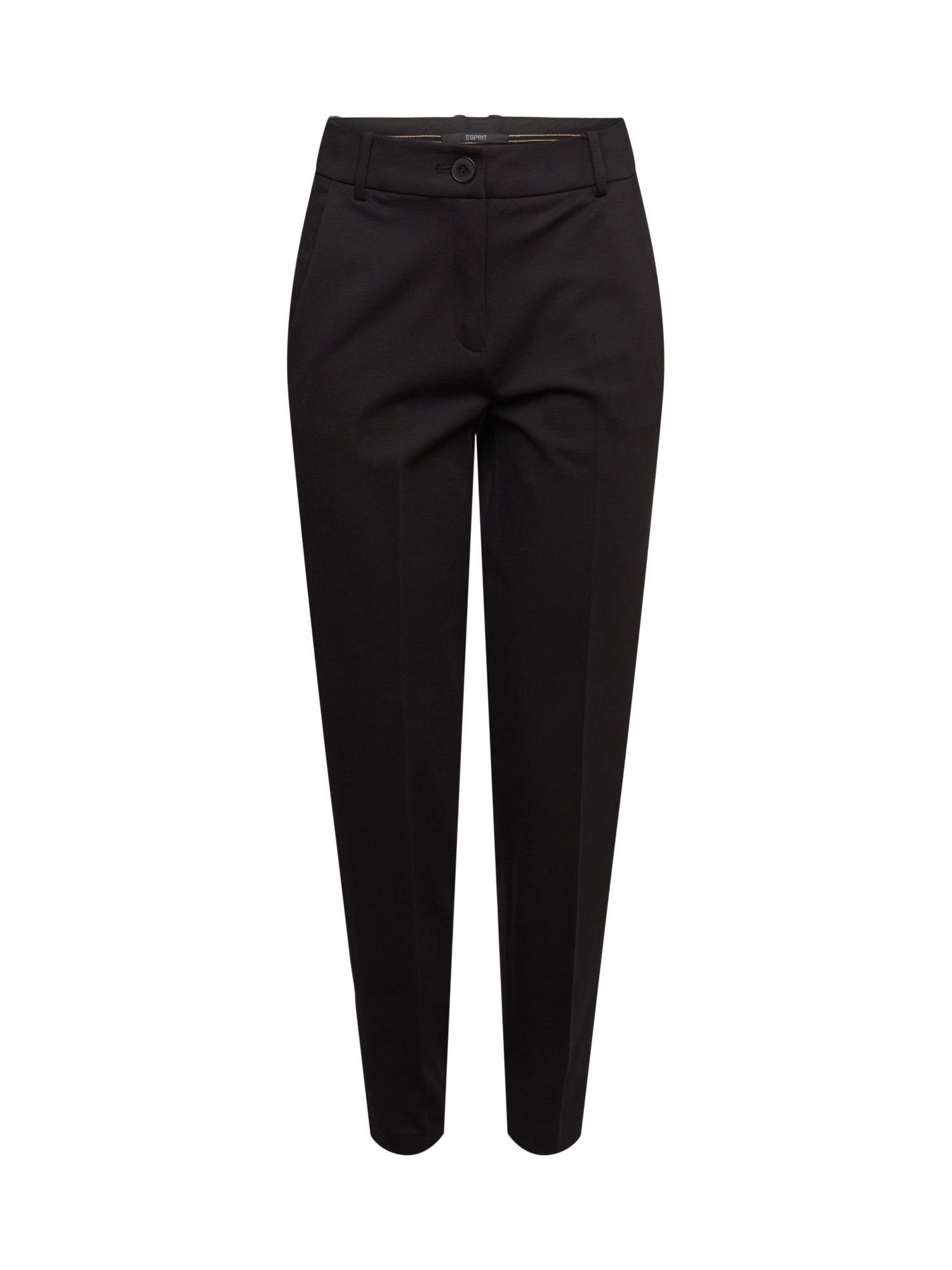 Esprit Collection Stretch-Hose SPORTY PUNTO Mix & Match Tapered Pants BLACK