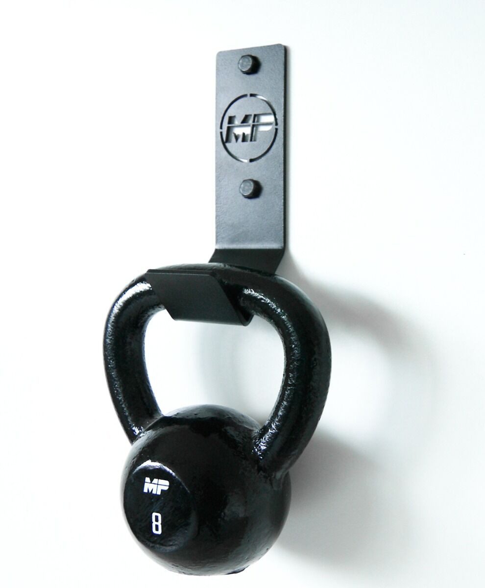 Muscle Power Kettlebell Muscle Power Kettlebell-Wandhalterung Schwarz 60 kg Tragkraft