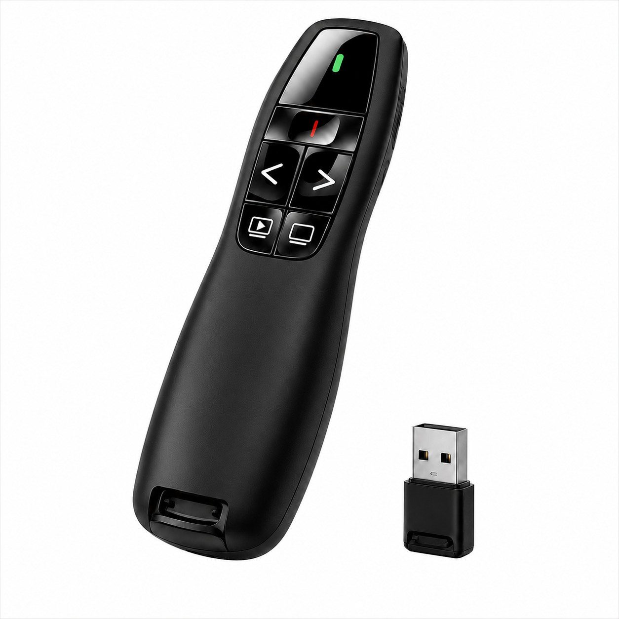 XEOOCE Präsentationsfernbedienung Laserpointer USB Empfänger Universal-Fernbedienung (Bluetooth-Steuerung)