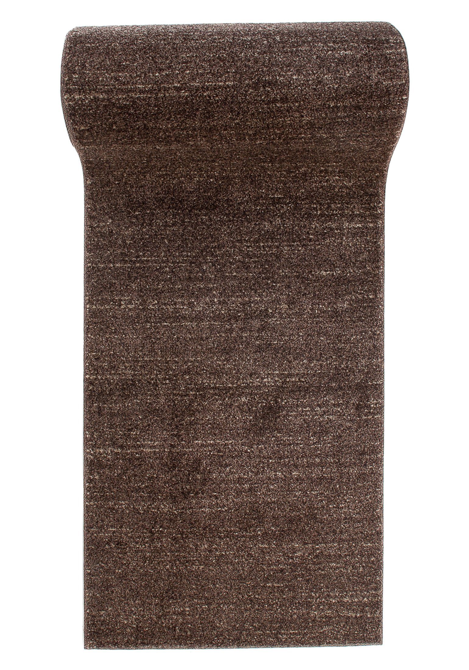 Mazovia Läufer Läufer Flurläufer Einfarbig für Vorzimmer, Küche - Braun, 60 x 100 cm, Kurzflor, Meterware, Höhe 10 mm
