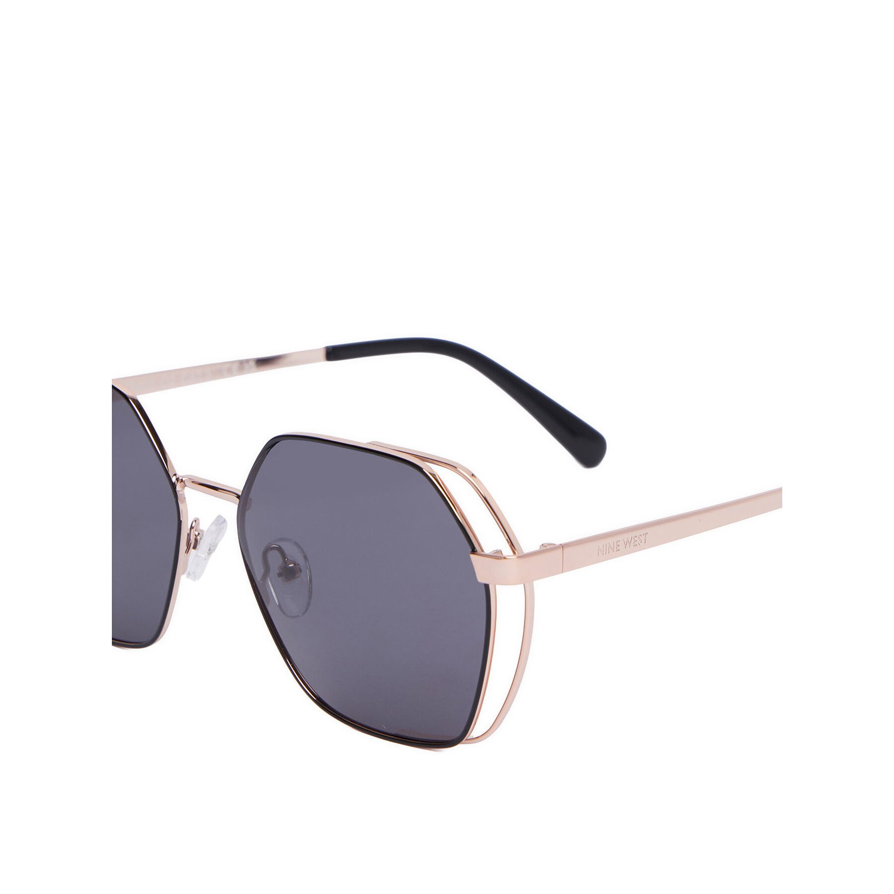 Nine West Sonnenbrille Nine West Damen-Sonnenbrille Schwarz