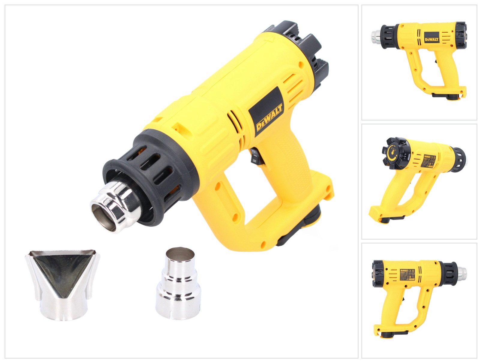 DeWalt Heißluftgebläse D26411 Heißluftpistole / Heißluftgebläse 1800 W 50 - 600 °C