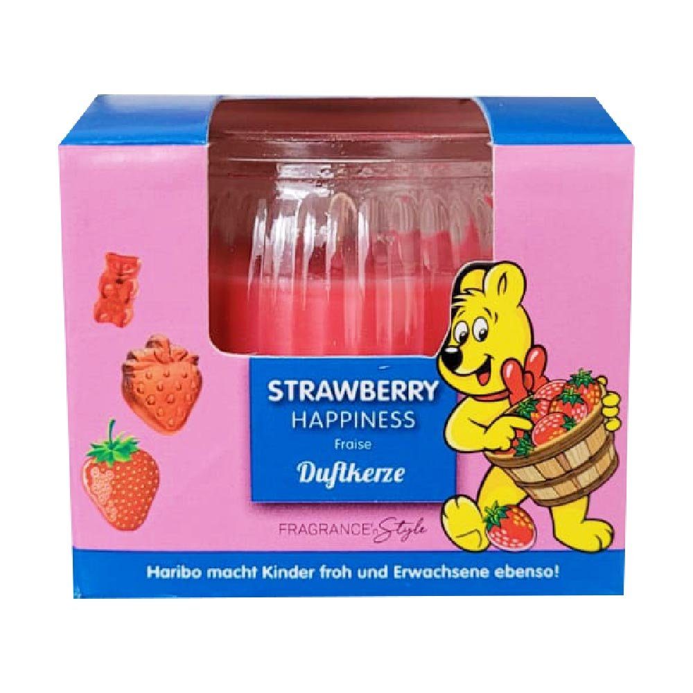 HARIBO Duftkerze Haribo Duftkerze Strawberry Happiness günstig online kaufen
