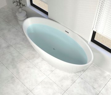 Sanotechnik Badewanne Manhatten, Maße: 170x80,6x60cm