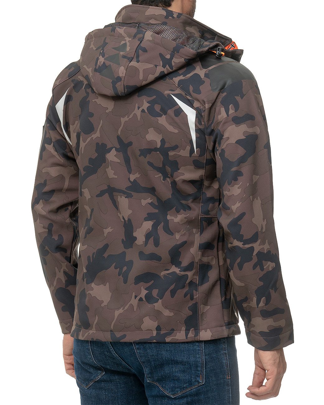 Geographical Norway Softshelljacke Herren Regular Fit Jacke batechno men Khaki S Wärmeisolierend für optimalen Komfort