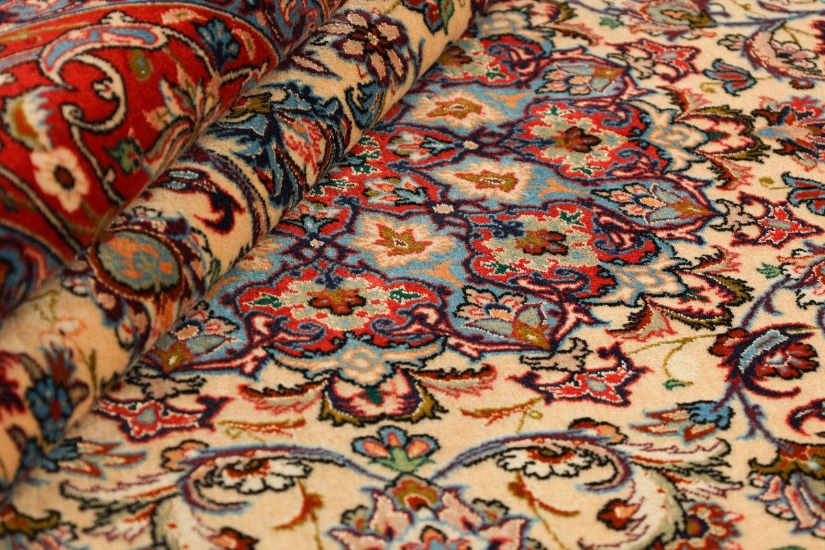 mm Trading, Orientteppich Isfahan Handgeknüpfter Orientteppich, Nain 145x239 Höhe: Seidenkette rechteckig, 8