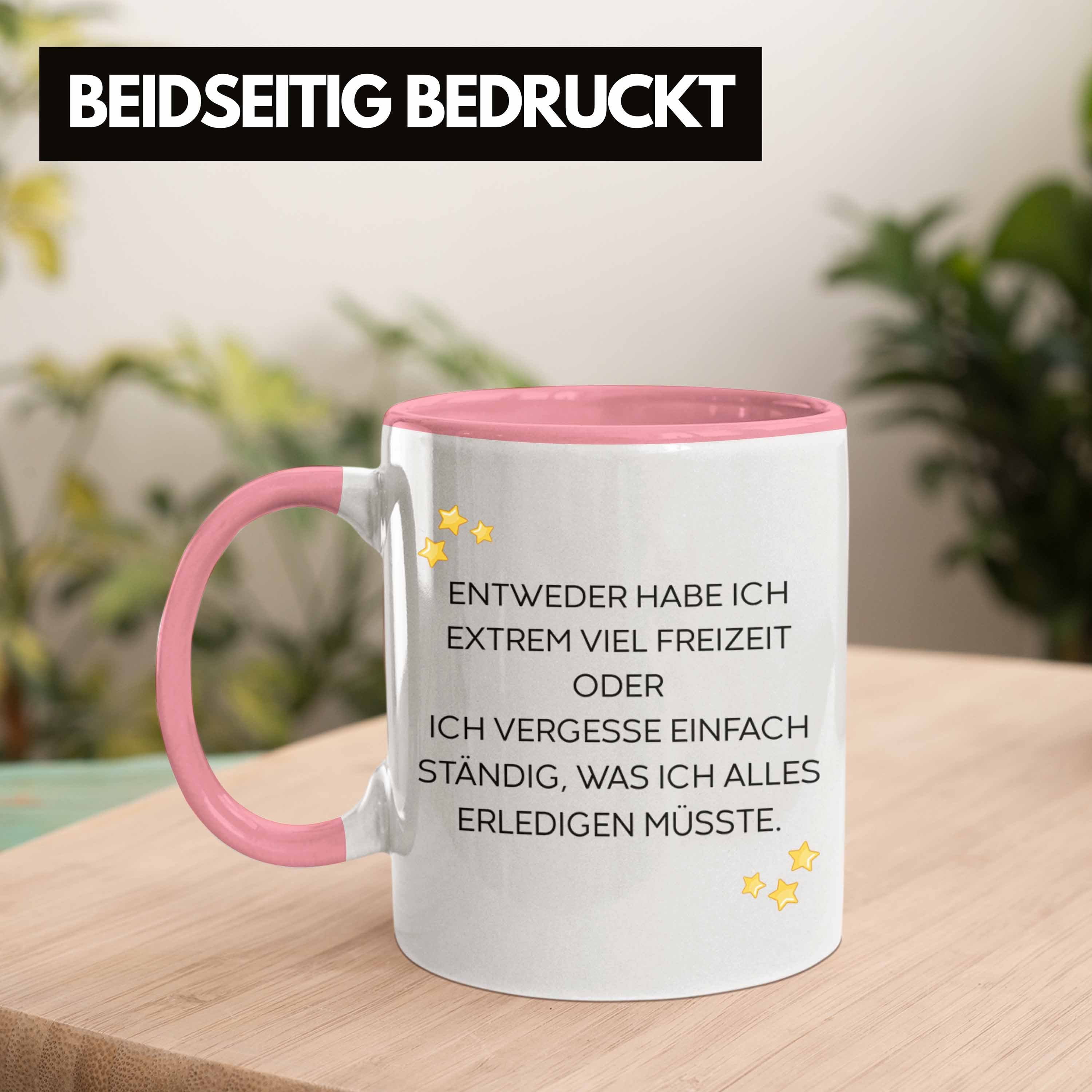 Fun Arbeit für Becher Büro Kollegin Trendation mit Trendation Frauen Lustige - Geschenk Rosa Spruch Tassen Tasse Männer mit Tasse Sprüchen Sarkasmus Lustig