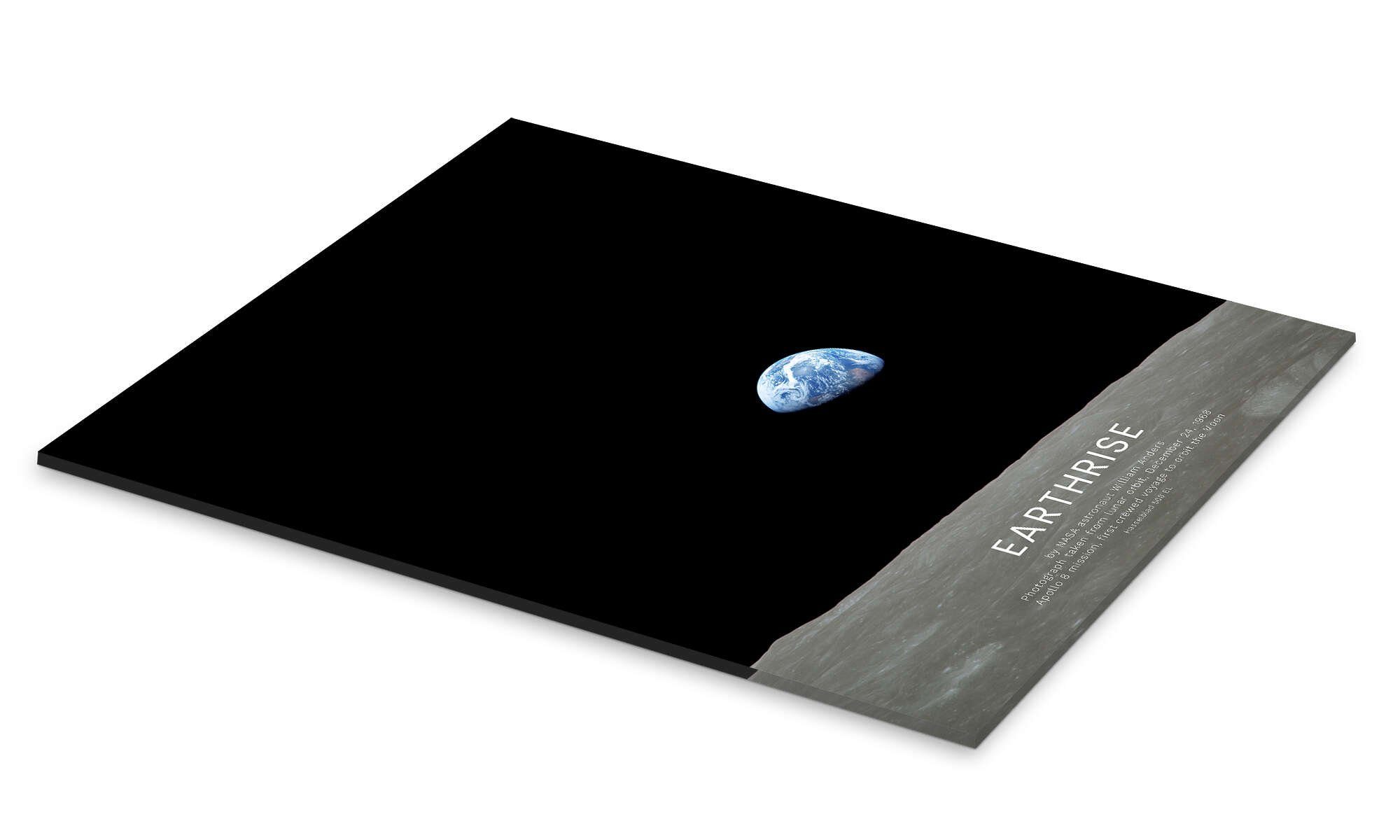 Posterlounge Wandbild Earthrise - Apollo 8, günstig online kaufen