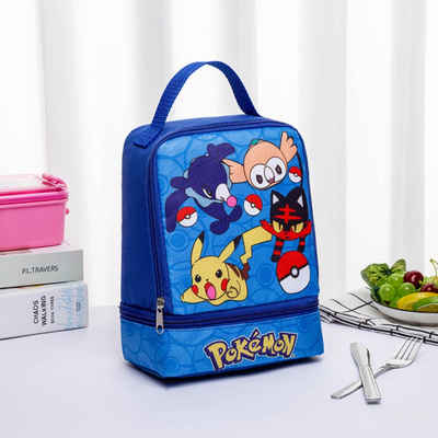 Tinisu Rucksack Pokemon Tasche Pikachu Flamiau Bauz Lunch-Rucksack für Essen