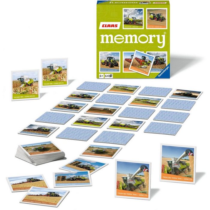 Ravensburger Spiel Merkspiel CLAAS memory® Made in Europe FSC® - schützt Wald - weltweit