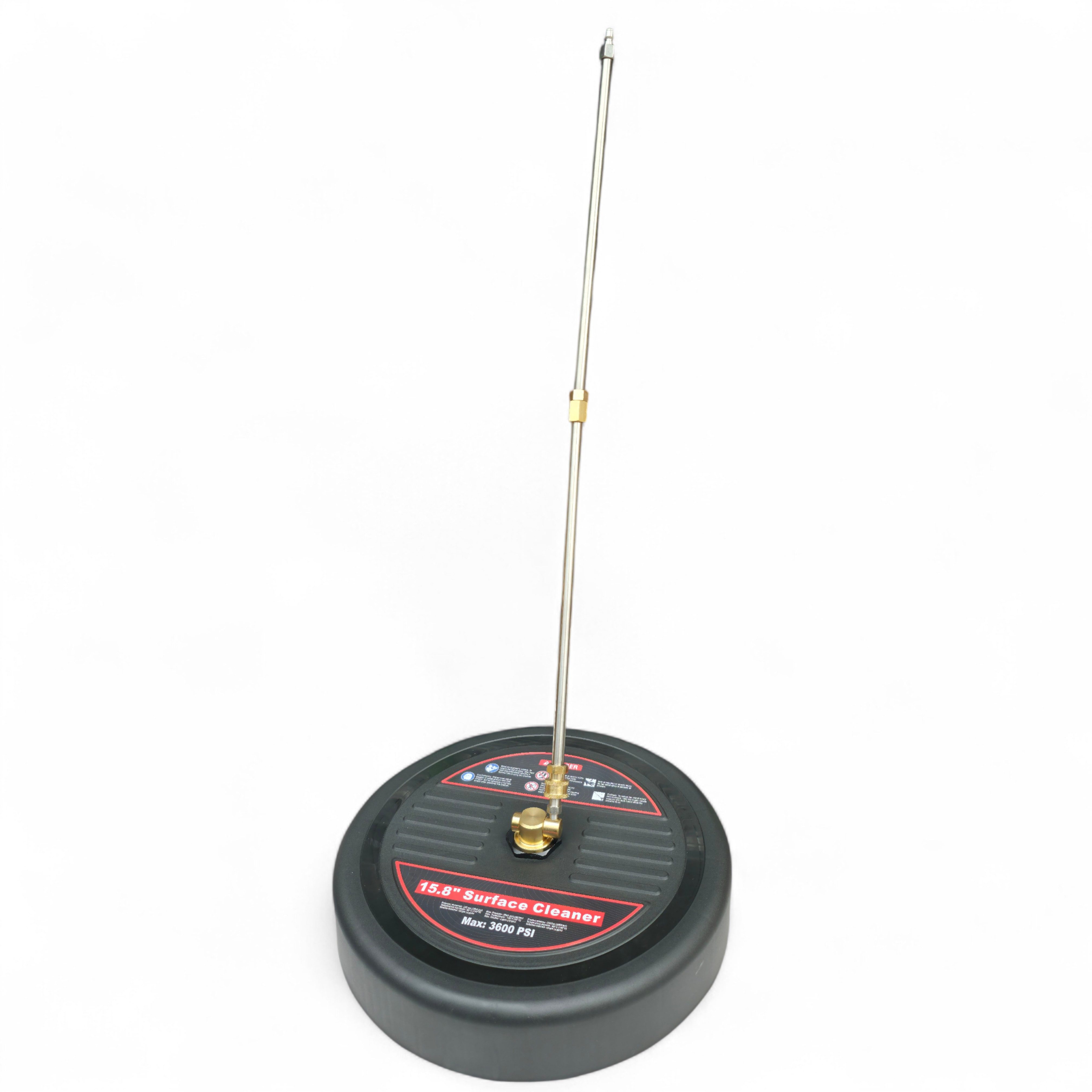 DeTec. Flächenreiniger 42 cm für Hochdruckreiniger mit ¼" Quick Connect, Terrassenreiniger, Mit 2 rotierenden Düsen