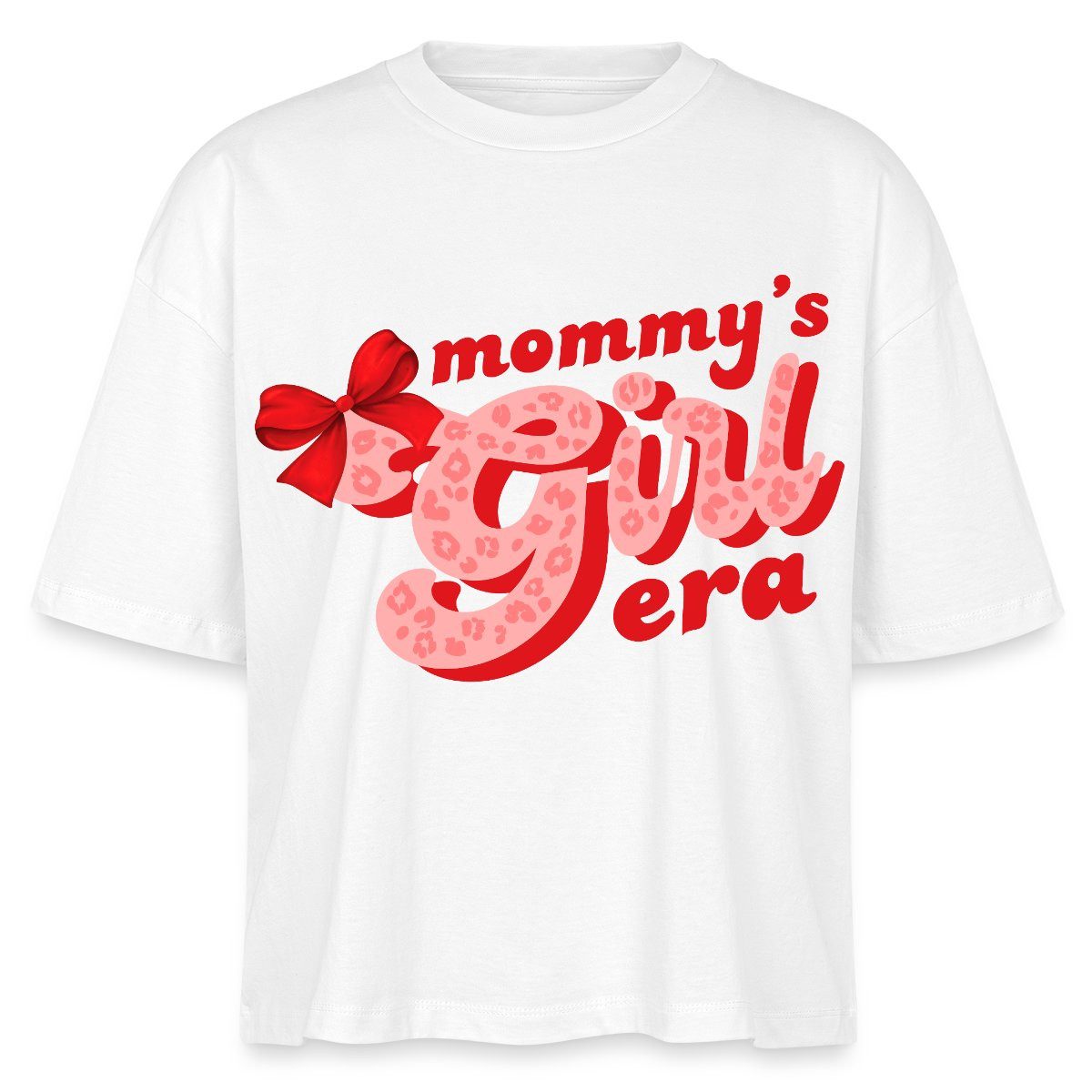 T-Shirt Mommy’s Girl Era Süßes Mutter Tochter Motiv Boxy Shirt Damen