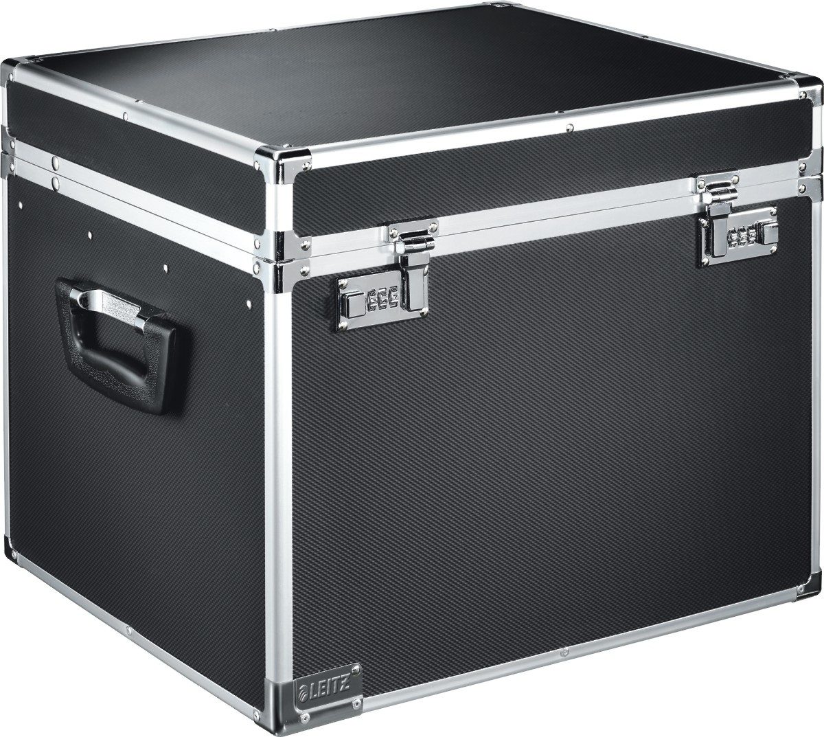 LEITZ Aufbewahrungsbox Hängemappenbox ca. 30 Mappen 398x345x375mm schwarz/chrom