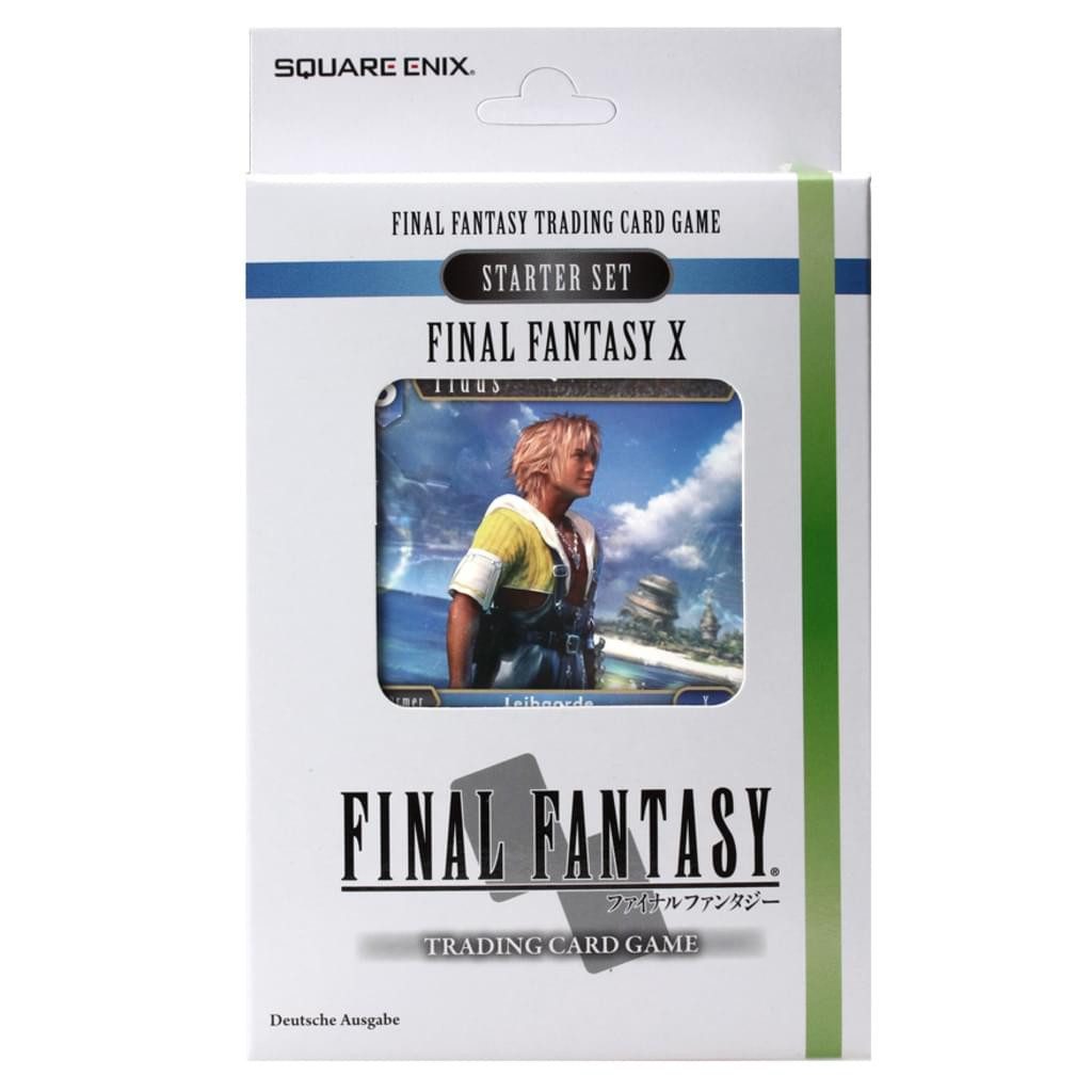 Square Enix Sammelkarte Square Enix Final Fantasy X Starter - Wind & Wasser Trading Cards (NEU