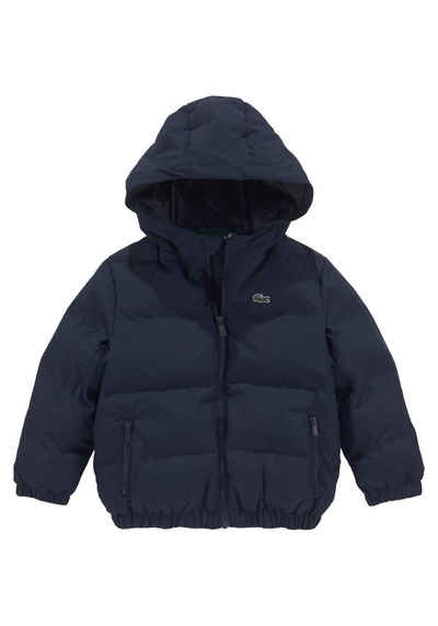 Lacoste Winterjacke Kinder Kids Junior MiniMe,mit Lacoste Markenlogo auf der Brust