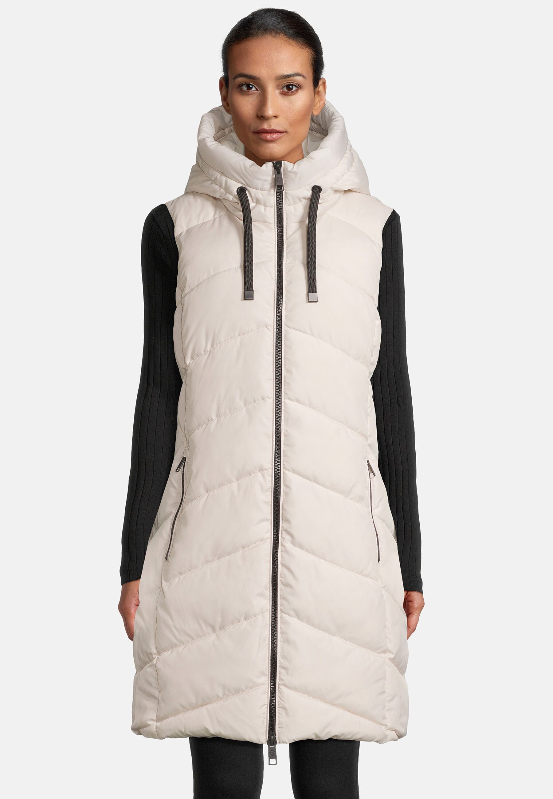 New View Steppweste TM3 mit weitenregulierbarer Kapuze günstig online kaufen