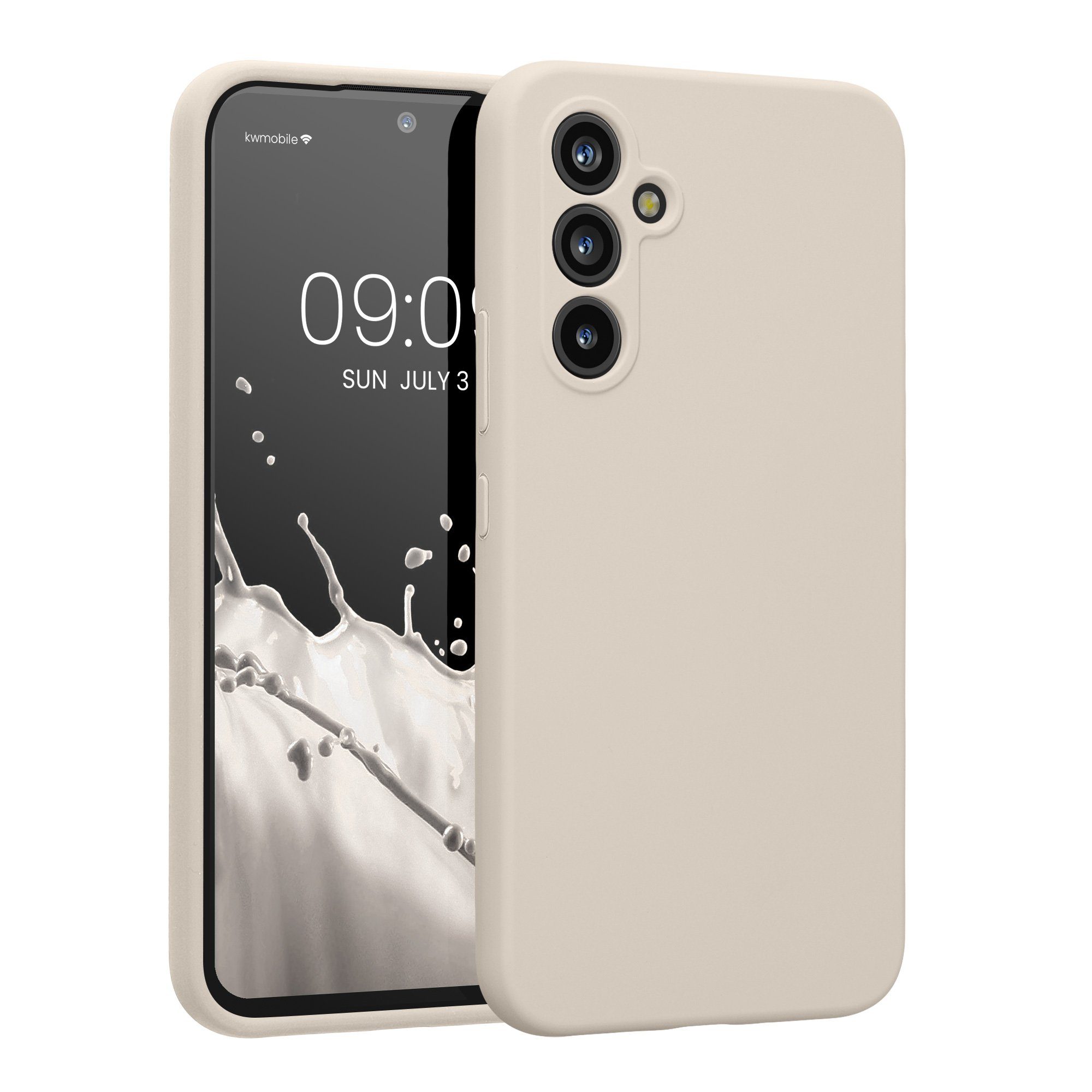 kwmobile Handyhülle Handyhülle für Samsung Galaxy A54 5G Hülle, gummierte Handy Silikon Case - Schutzhülle Cover