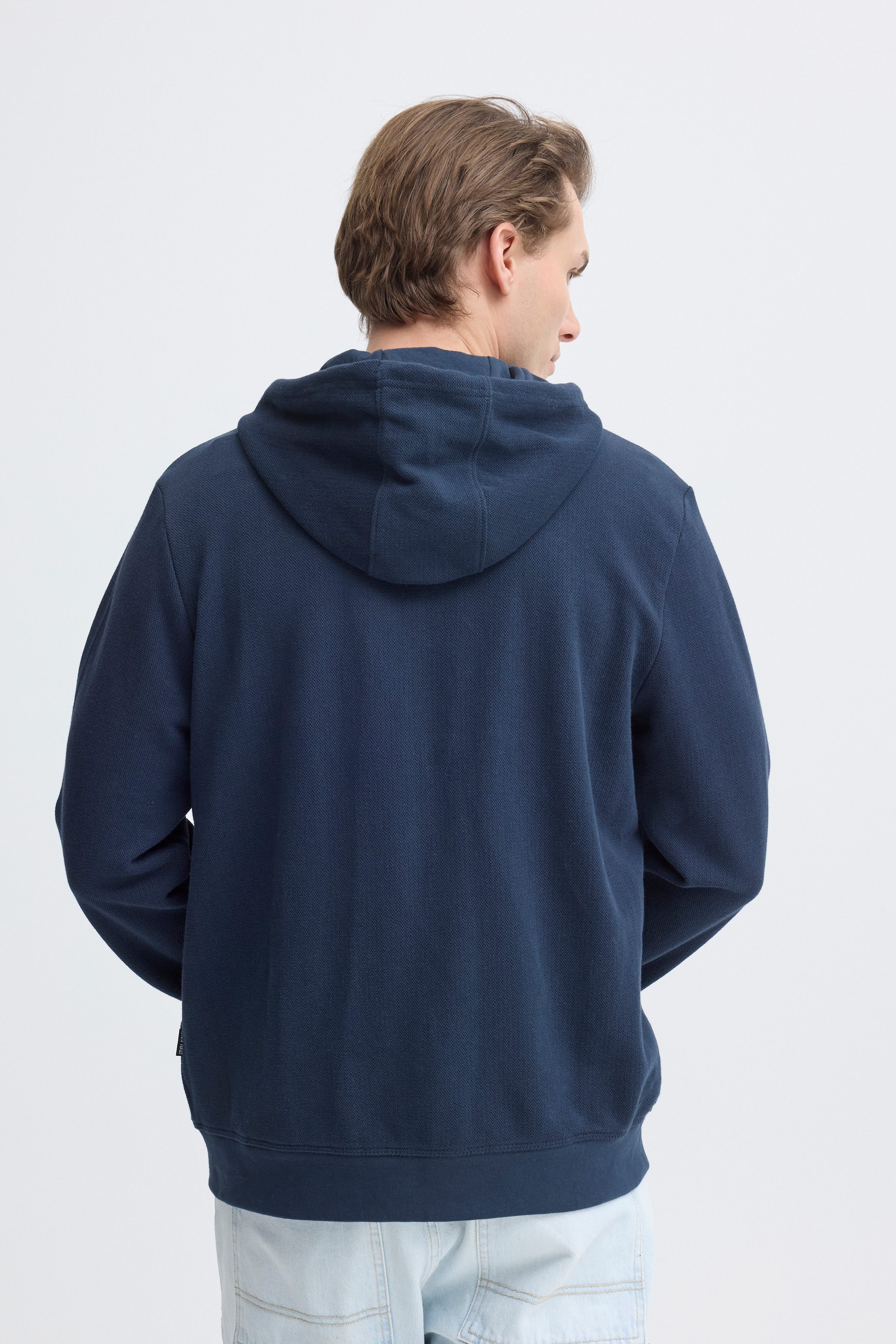 Blend Kapuzensweatshirt BHJUMA PIQUE ZIPP SWEAT mit Reißverschluss, aus Baumwolle und Polyester, Regular Fit
