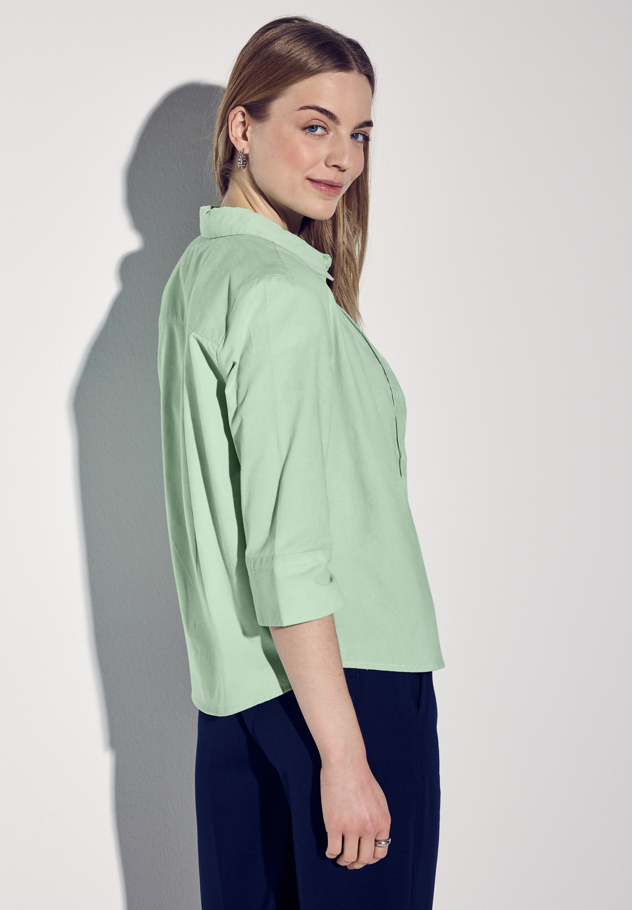 STREET ONE Hemdbluse, aus reiner Baumwolle günstig online kaufen
