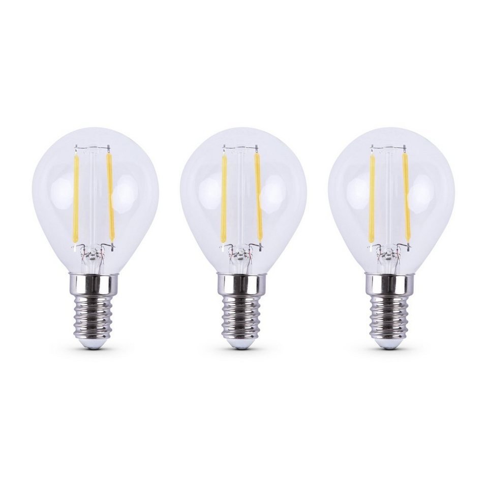 Bestlivings LED-Leuchtmittel 77202 Glühbirne, E14, 3 St., Warmweiß,  Retrolicht Glühlampe LED-Birne 2700K Warmweiß
