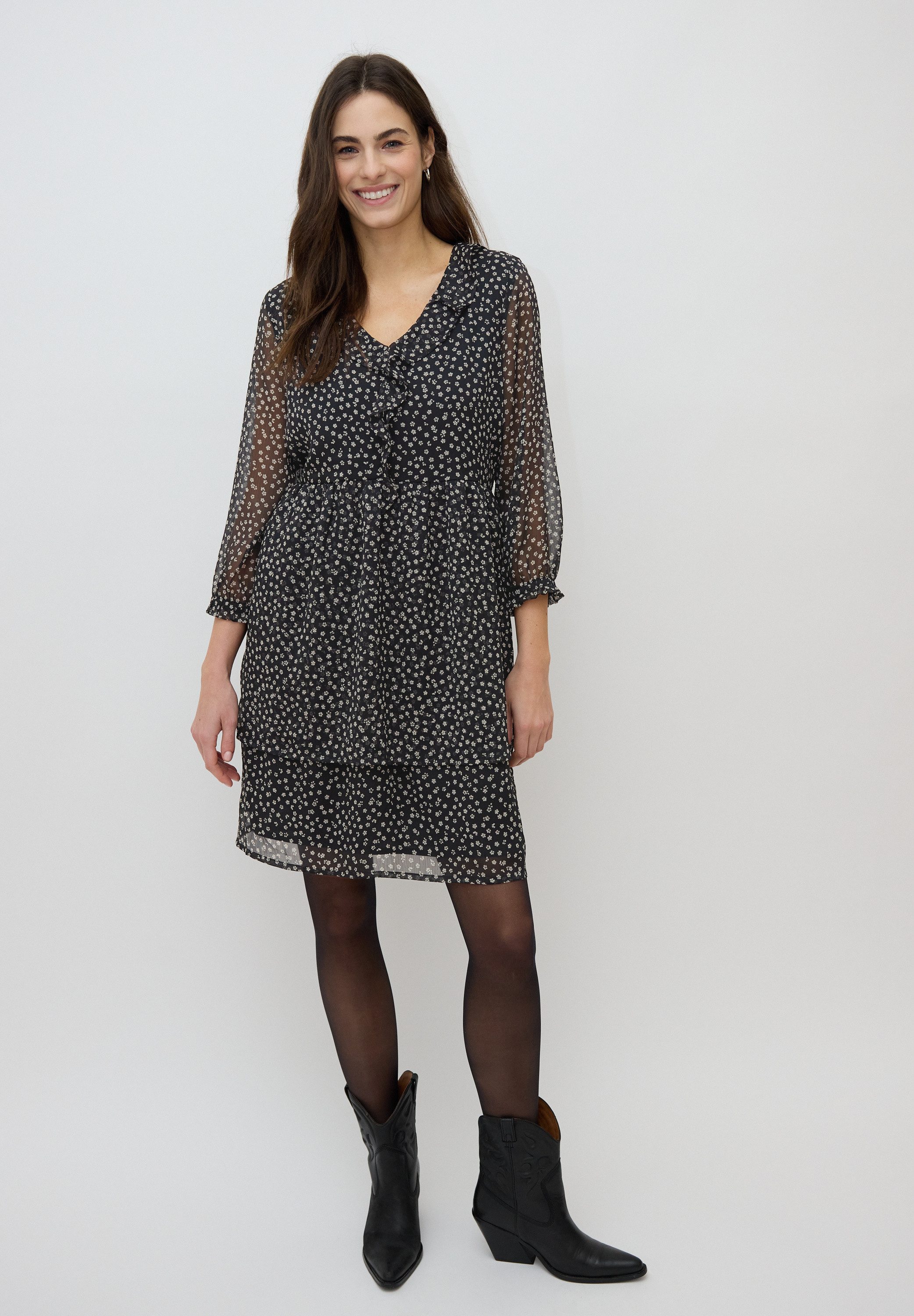 STREET ONE STUDIO Blusenkleid knielang