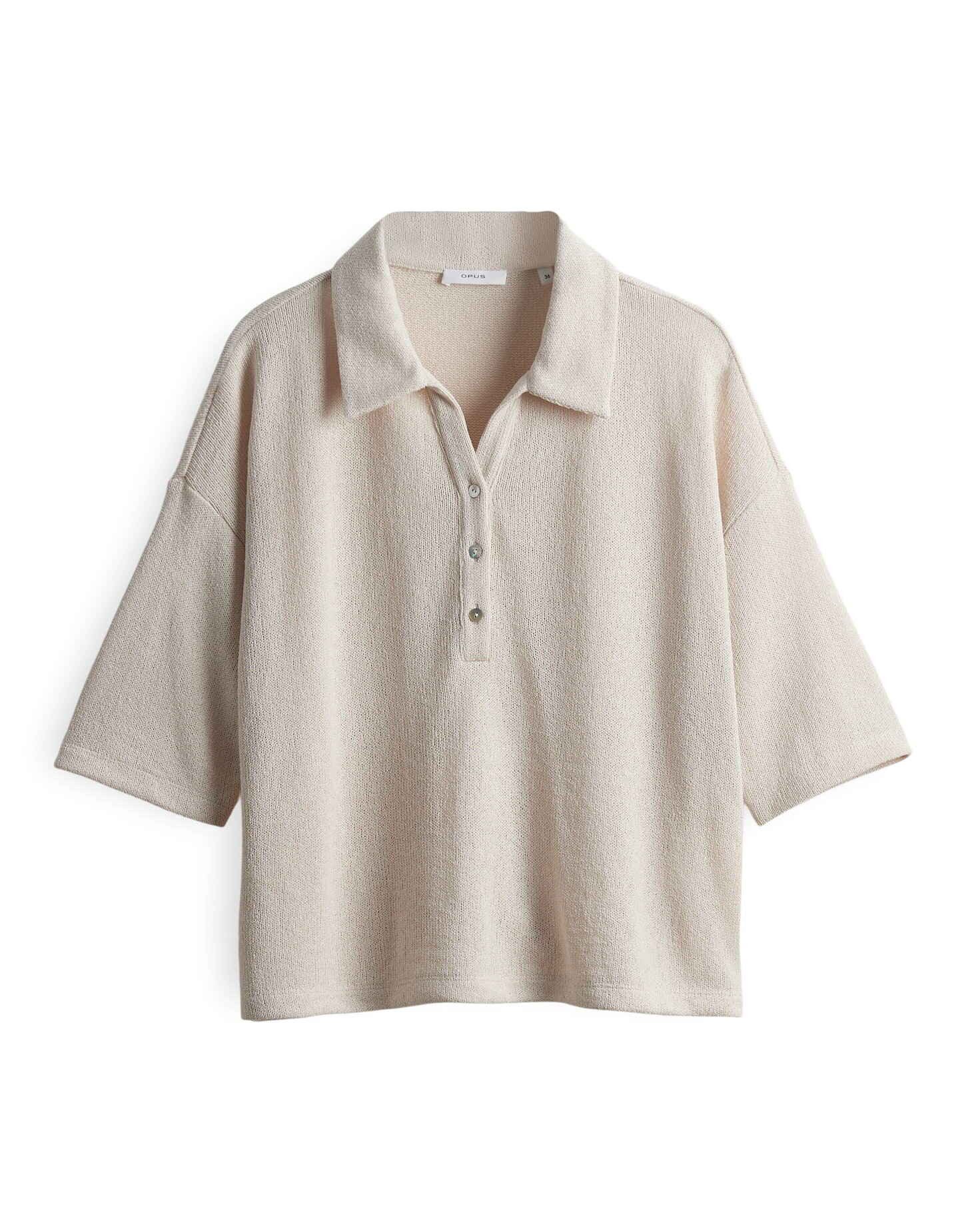 OPUS Poloshirt SILKAS Loose in Strickoptik günstig online kaufen