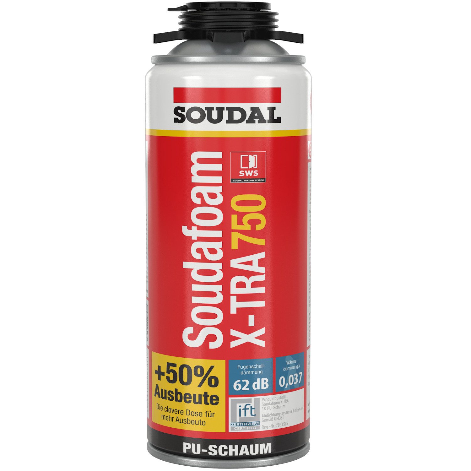 SOUDAL Klebstoff Soudal Soudafoam X-tra 750 Gun B2 Pistolenschaum