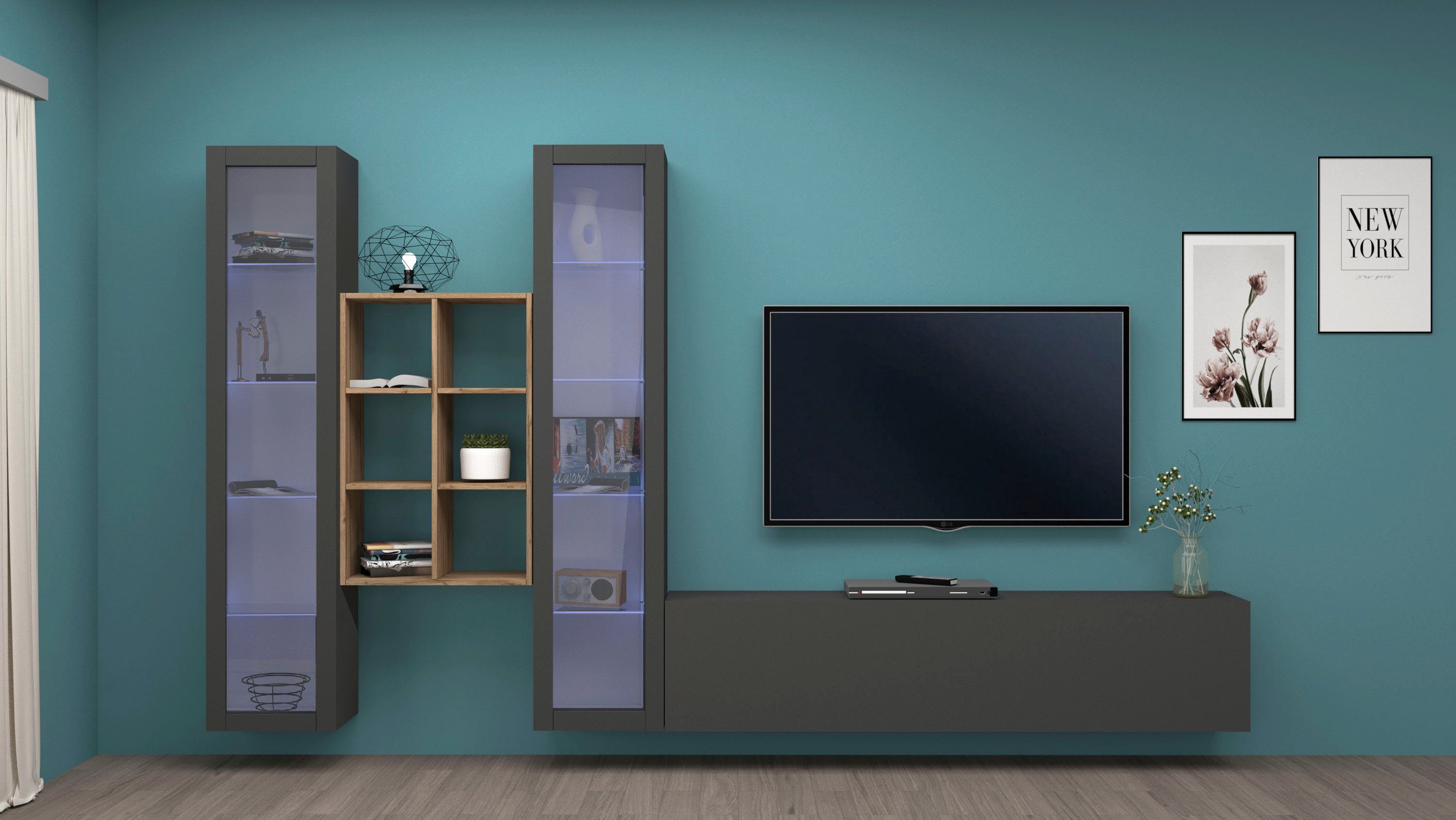 INOSIGN Wohnwand Maruska, (1-St)