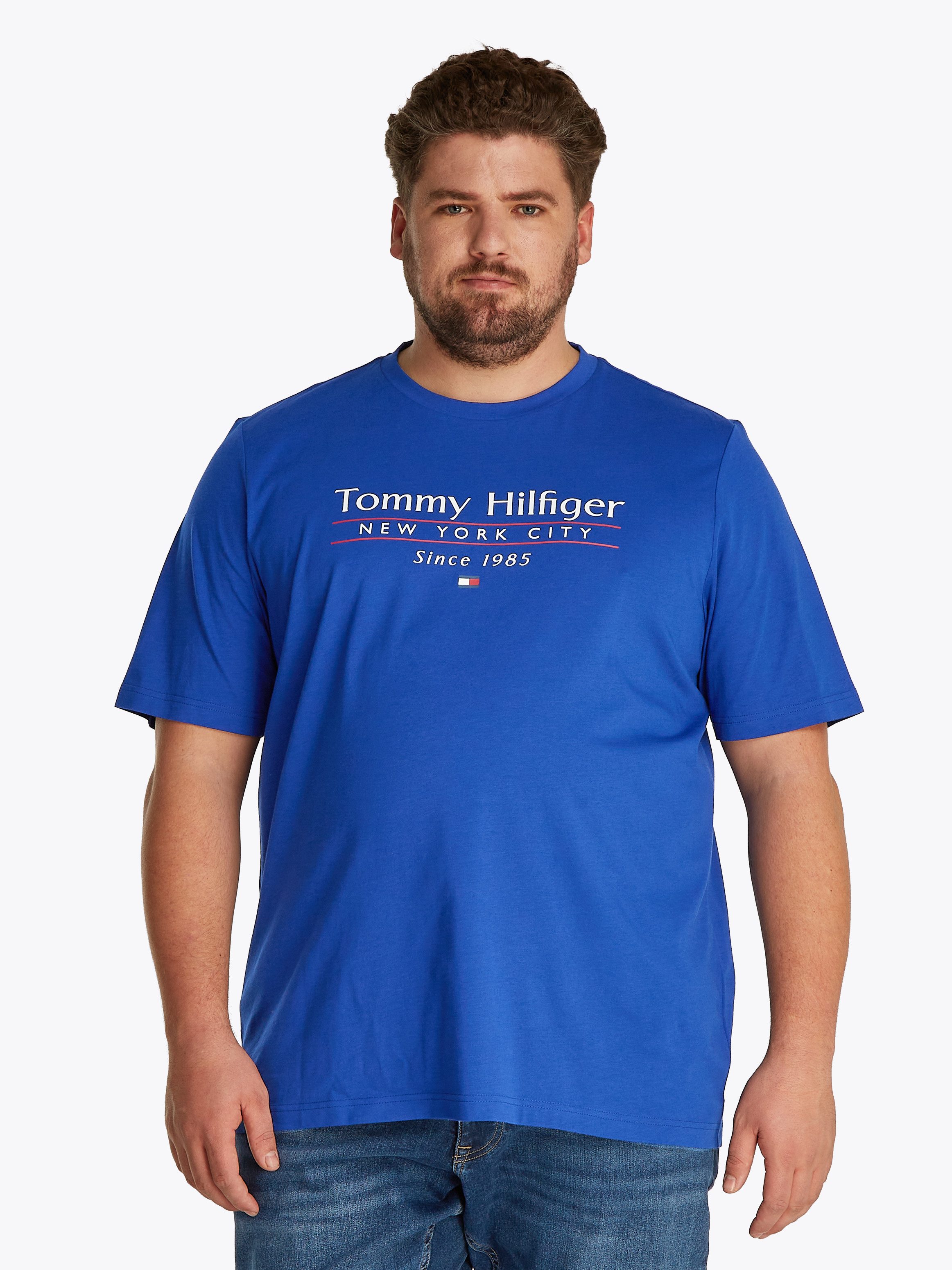 Tommy Hilfiger Big & Tall T-Shirt BT-HILFIGER CENTER STACK TEE-B Große Größ günstig online kaufen