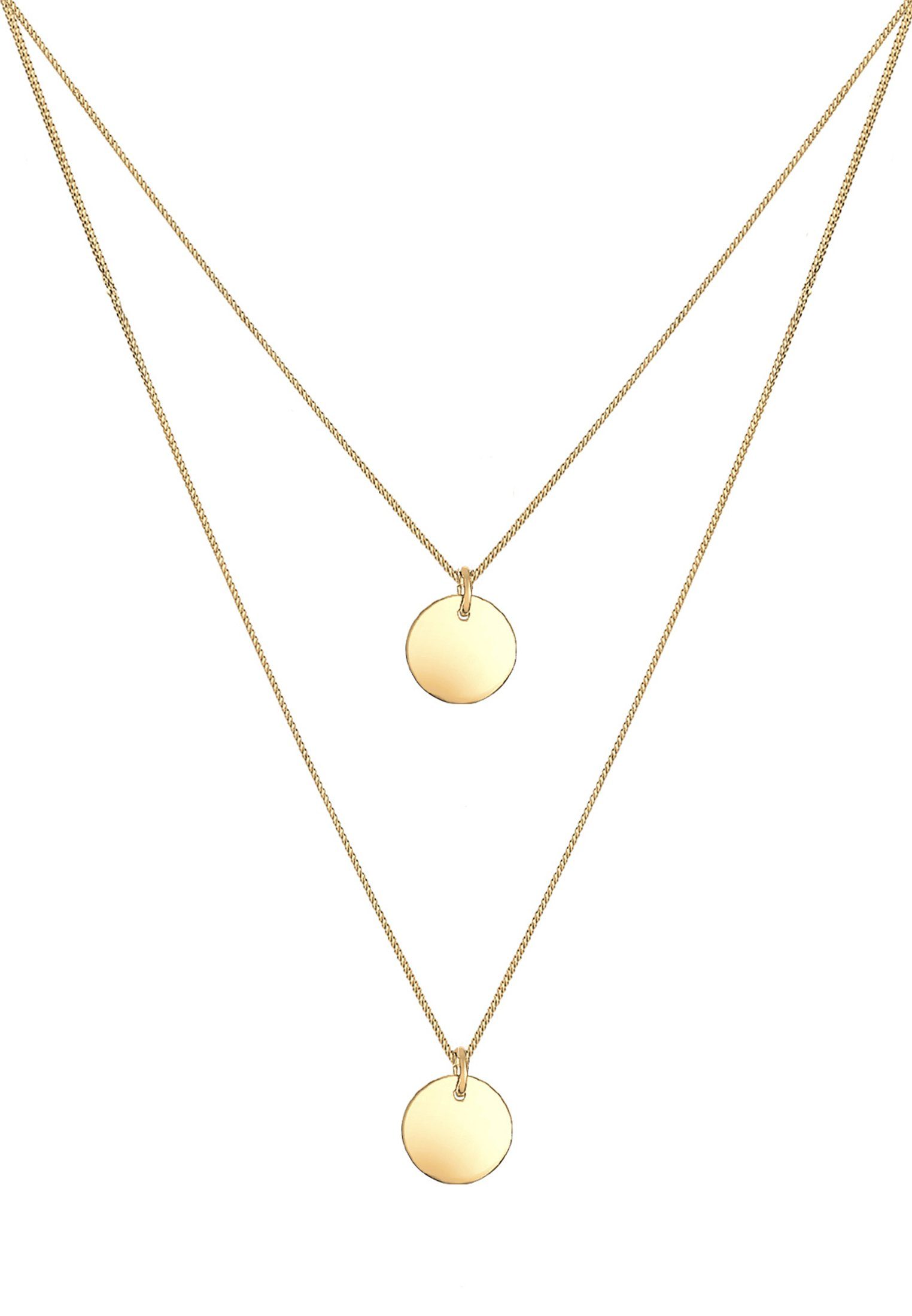 Elli Gliederkette Layer Kette mit Kreis günstig online kaufen