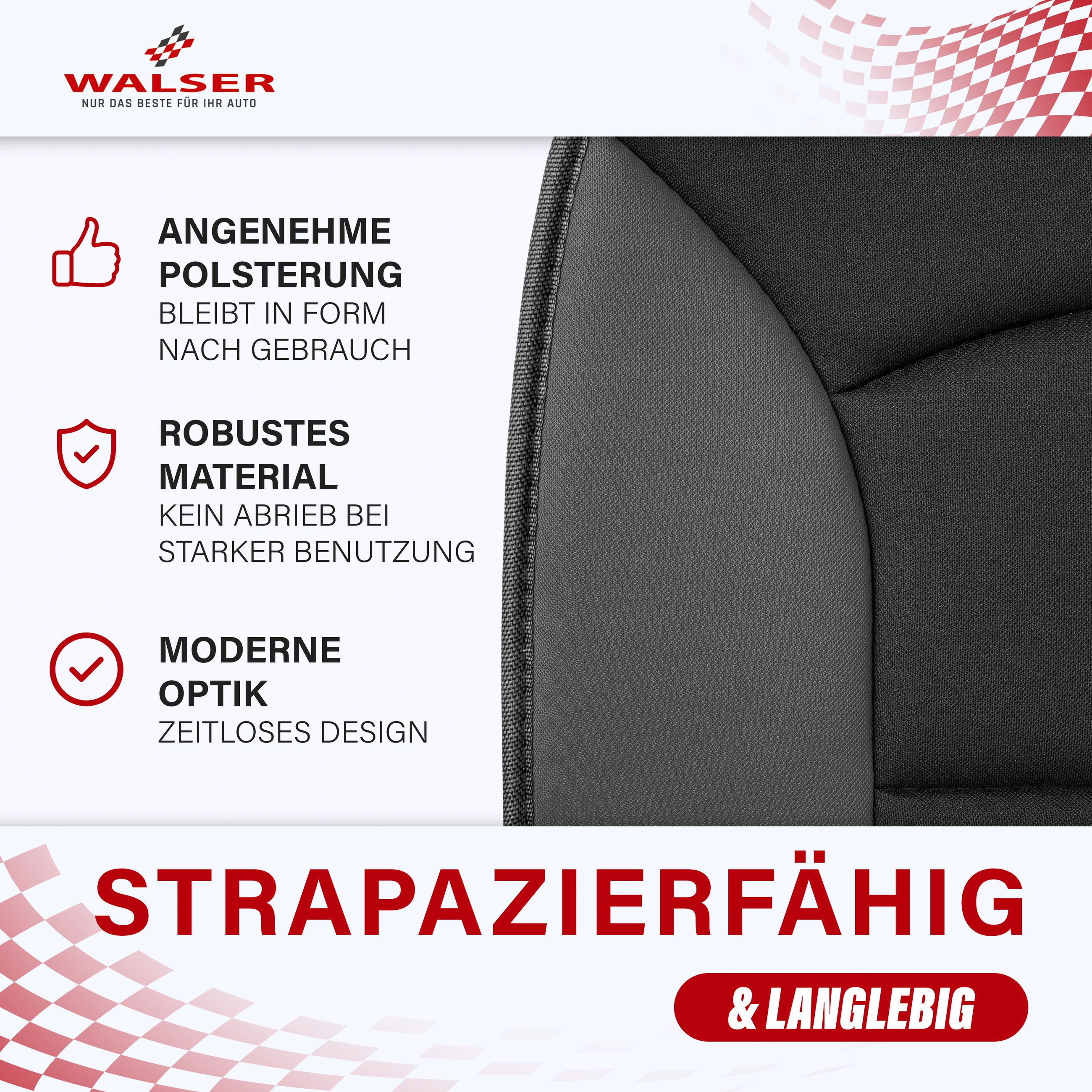 CarComfort Autositzauflage Sitzaufleger Novara, 1 Stück, 1-tlg. – Bild 4 von 5