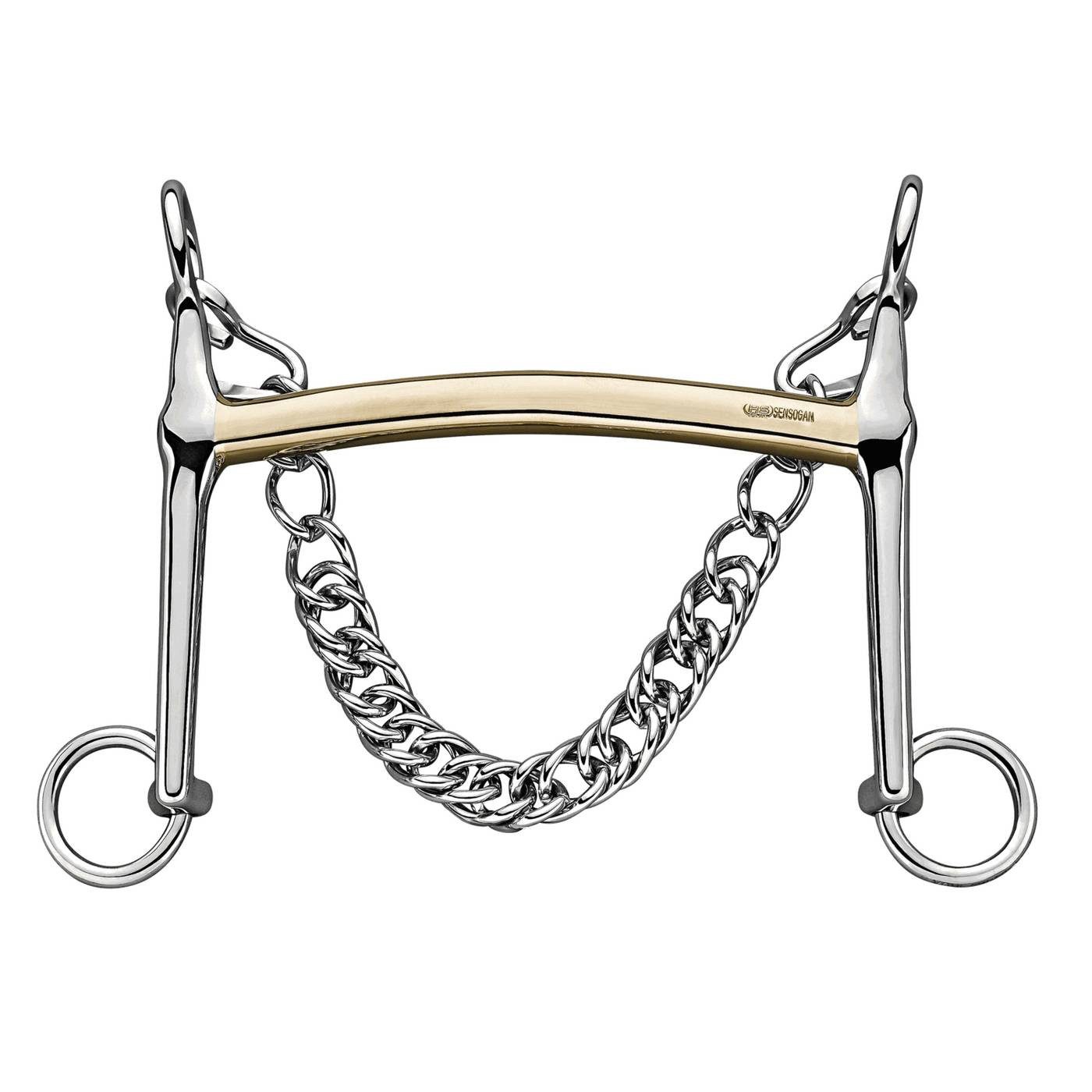 SPRENGER Stangengebiss Sprenger Französische Reitkandare Sensogan 14mm