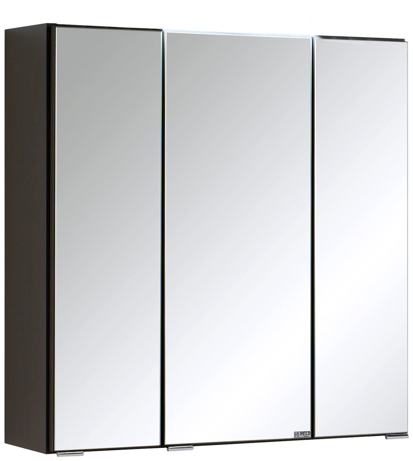 welltime Spiegelschrank Texas Spiegel Badmöbel Badschrank Badspiegel Bestseller mit 3 Türen, Breite 60cm, wahlweise mit LED, Badezimmerspiegelschrank