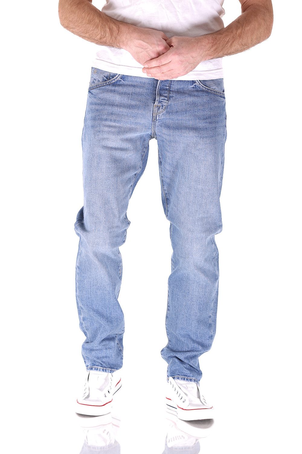 Comfort-fit-Jeans Jack & Jones Mike Original Comfort Tapered Herren Jeans Hose
