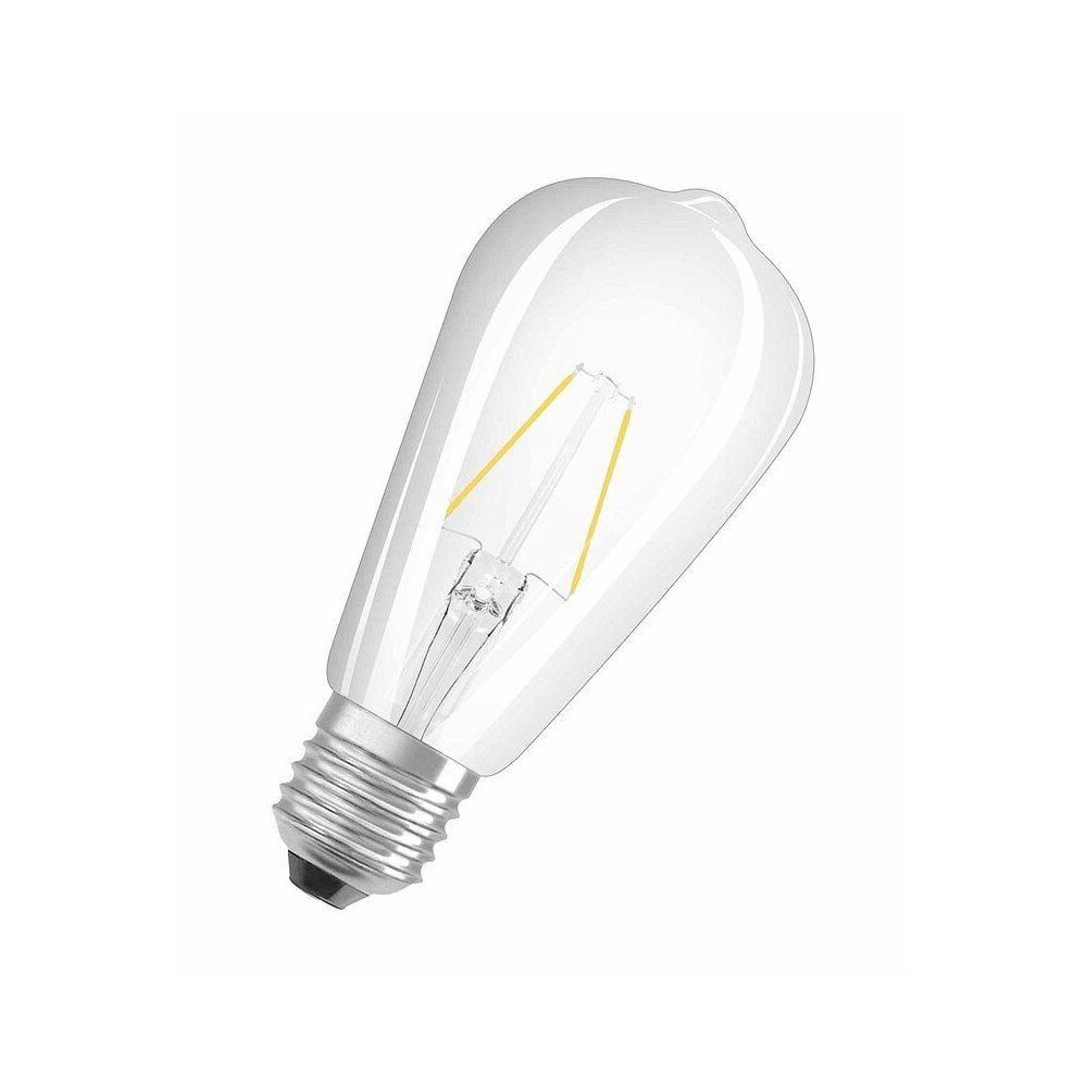 E27 ST64 250lm Osram 2,5W 230V 2700K, = Warmweiß Glühfaden LED Filament 25W Osram Klar Warmweiß, E27, LED-Leuchtmittel