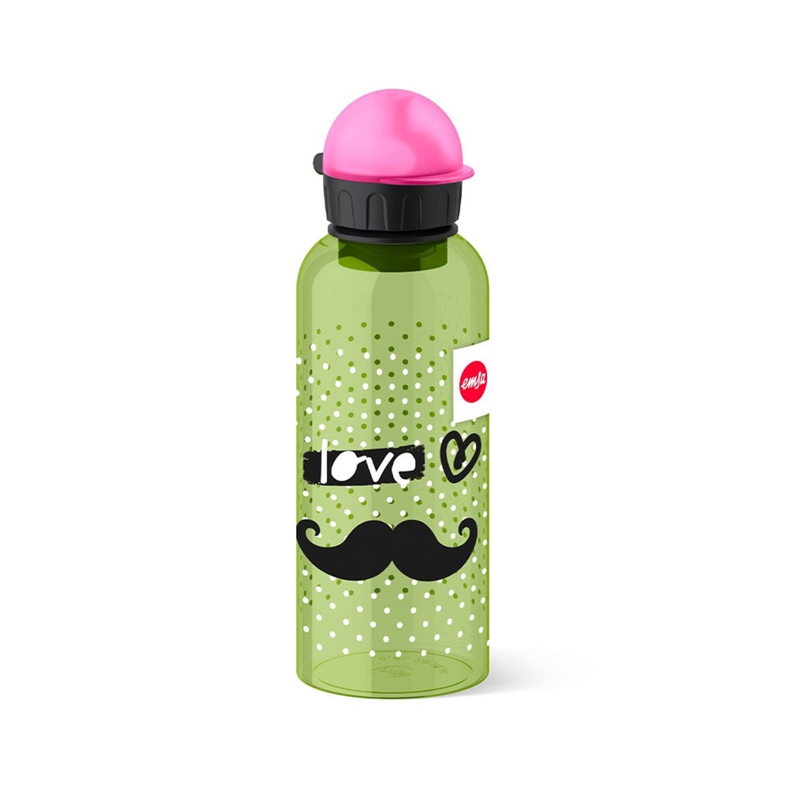 Emsa Kindertrinkflasche Teens Trinkflasche Moustache