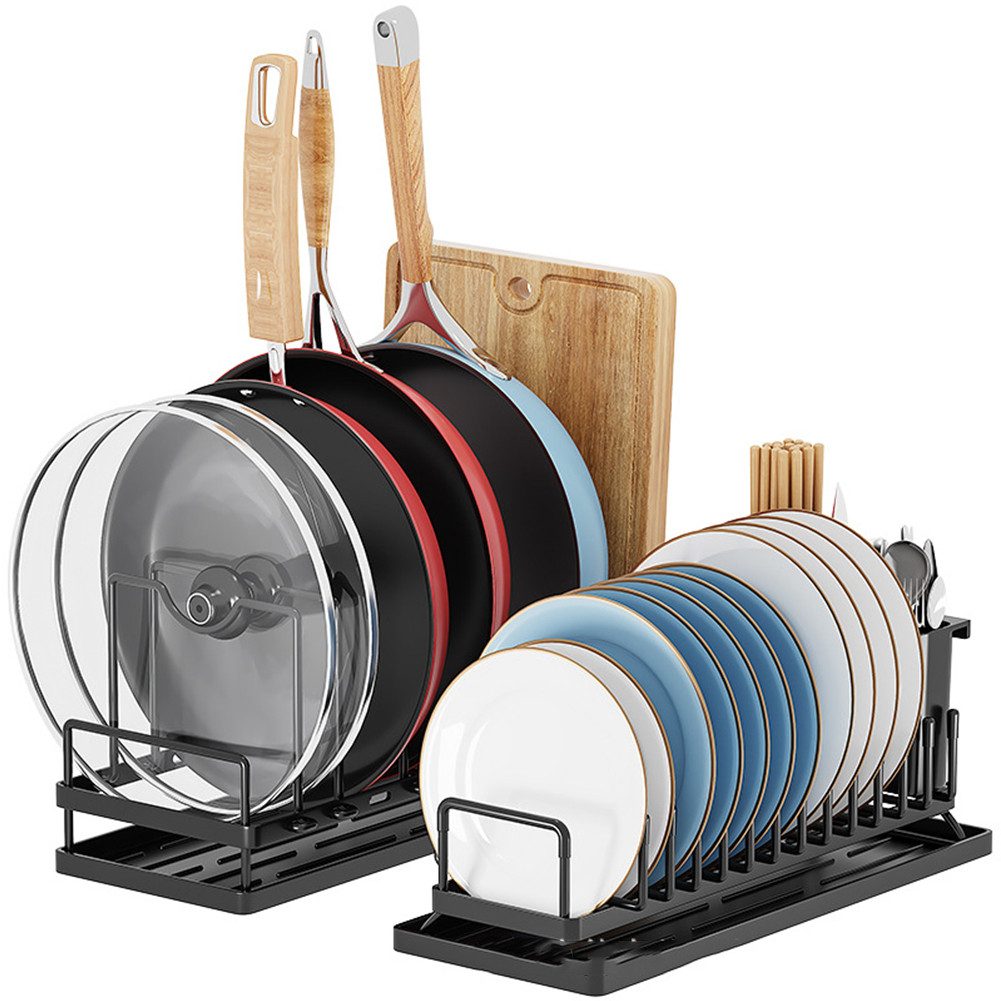 GarveeMore Küchenorganizer-Set 2PCS Carbon Stahl Geschirr günstig online kaufen