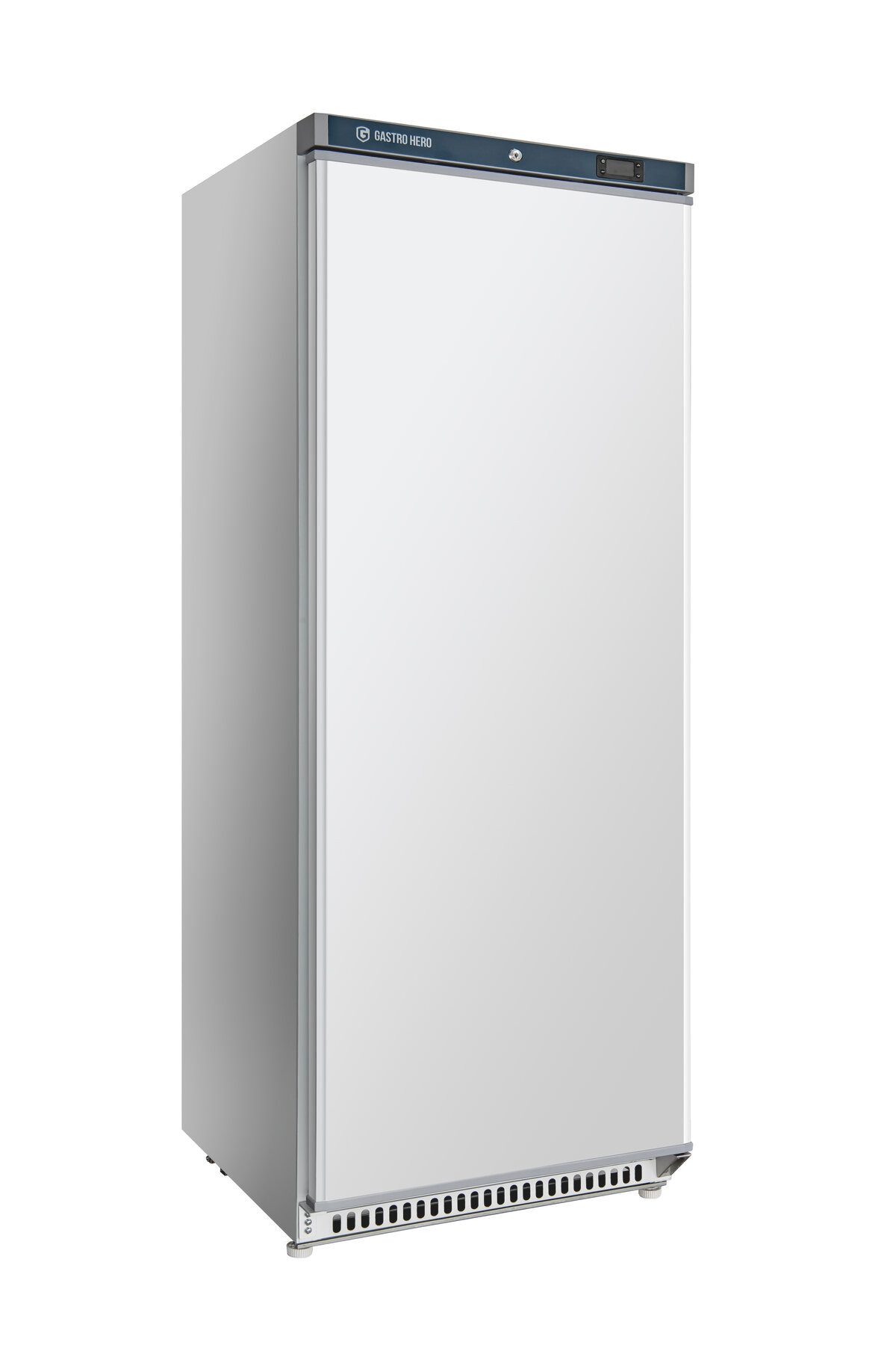 GastroHero Vollraumkühlschrank Lagerkühlschrank ECO 600 Weiß Umluftkühlung 562 Liter LKSE600, 190 cm hoch, 77.5 cm breit, geeignet für gekühlte Lebensmittel und Getränke im Profibereich