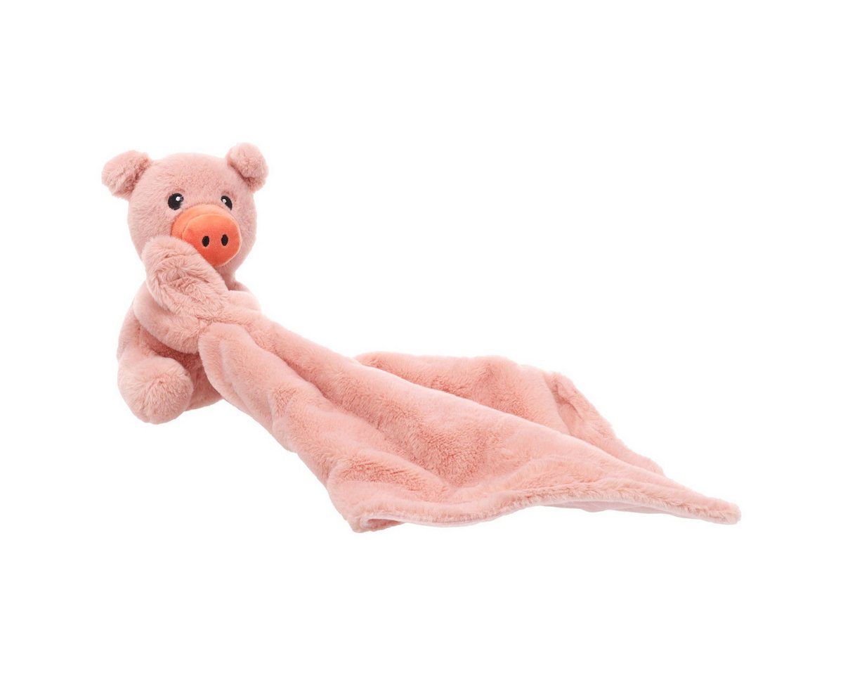 Flamingo Tierkuscheltier Hundespielzeug Zapu Kuscheltuch & Schwein rosa