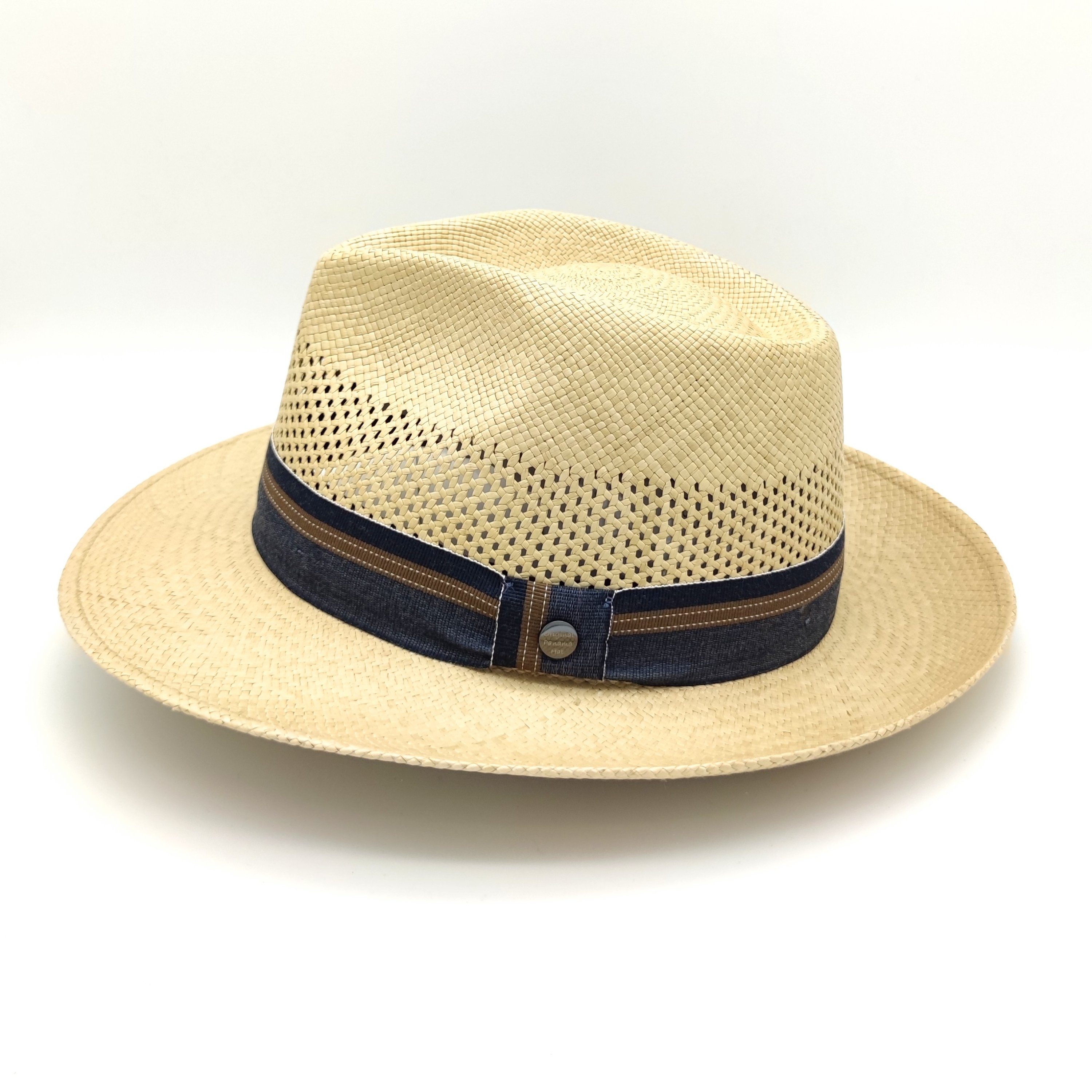 Vintimilla Strohhut Panama Sol ventiliert stone
