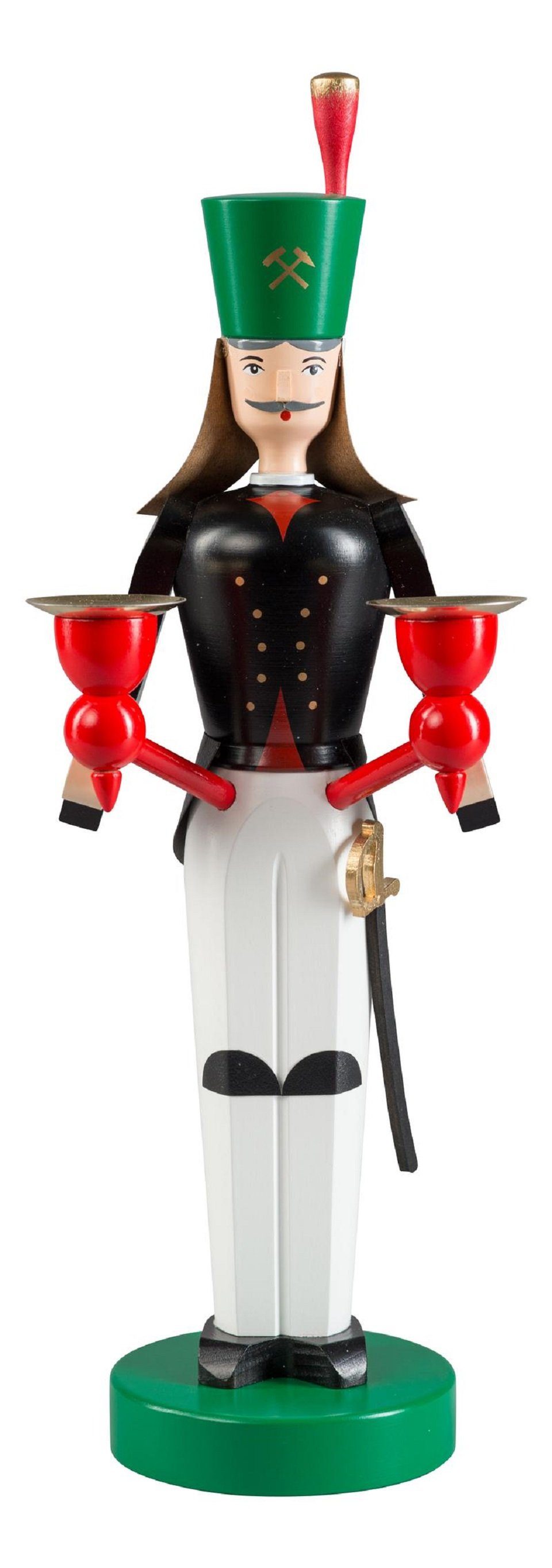 Erzgebirgische Weihnachtsfigur Richard Richard Glässer Erzgebirge Glässer Volkskunst Richard dem aus Bergmann cm, Glaesser GmbH 32 Handarbeit