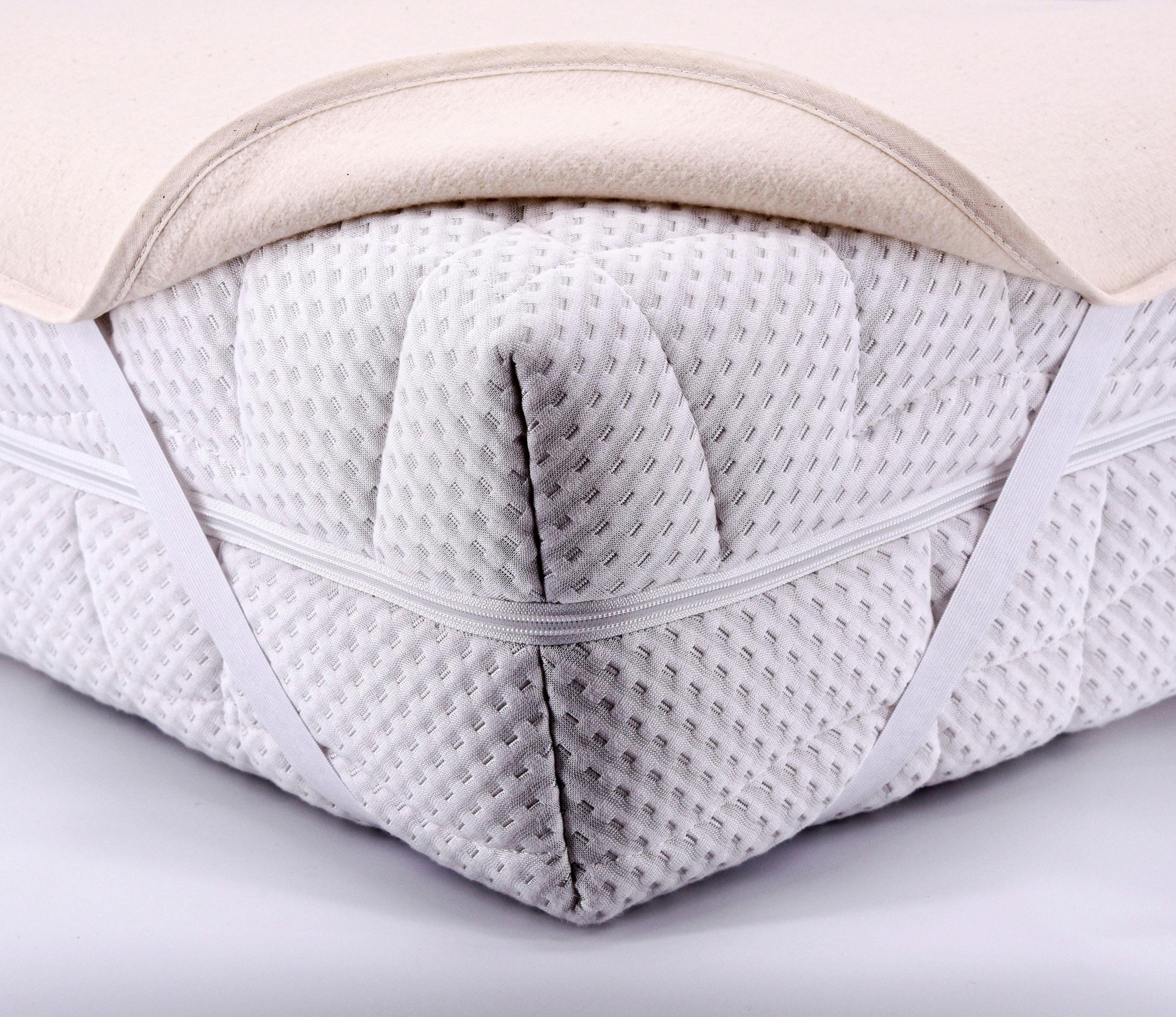 Matratzenauflage Molton Auflage, Allergiker geeignet (Hausstauballergiker) SETEX, Auflage 90x200 cm, 140x200 cm und weiteren Größen, saugfähig – Bild 3 von 4