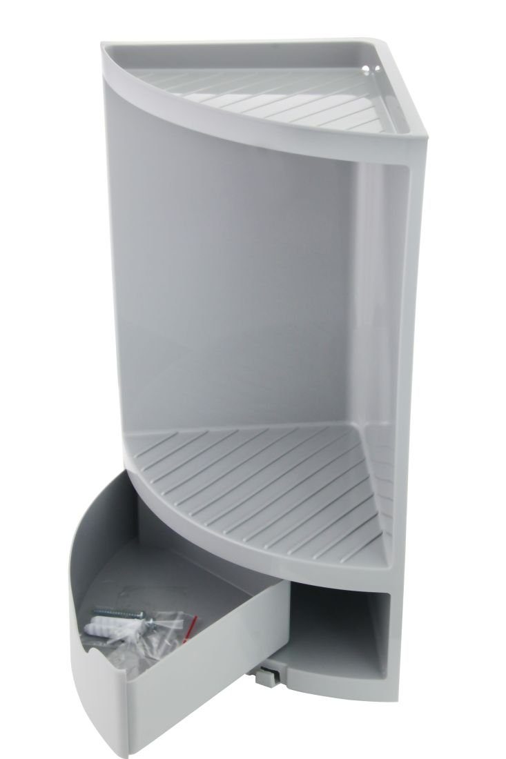 Bisk Duschablage LUX, Duscheckablage mit Schwenkschublade, günstig online kaufen