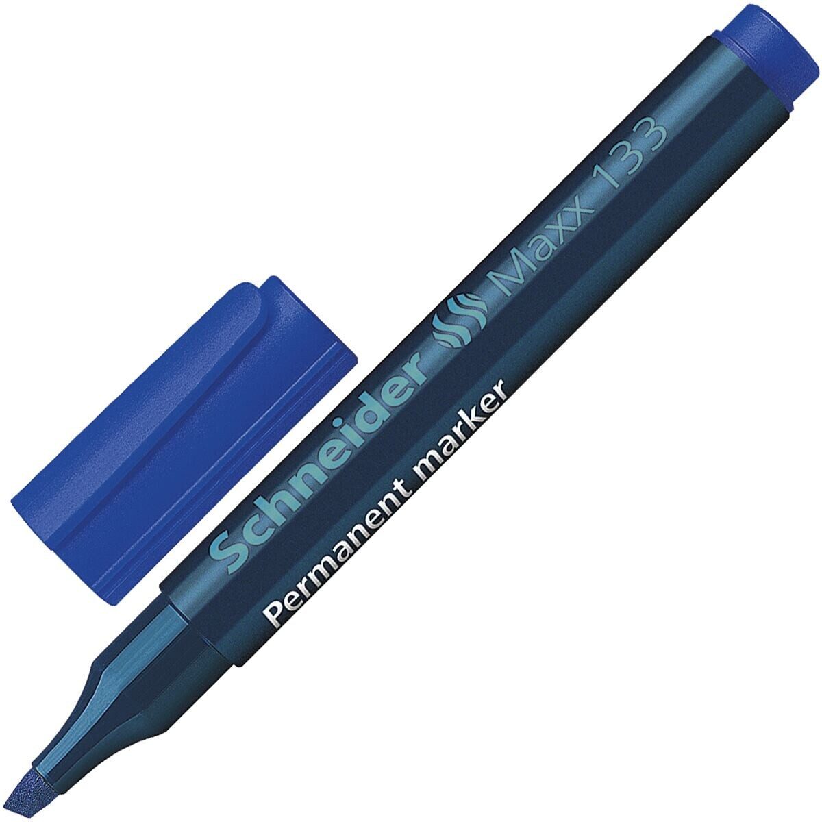 Schneider Permanentmarker Maxx 133, (1-tlg), toluolfrei, Strichstärke: 1,0 - 4,0 mm