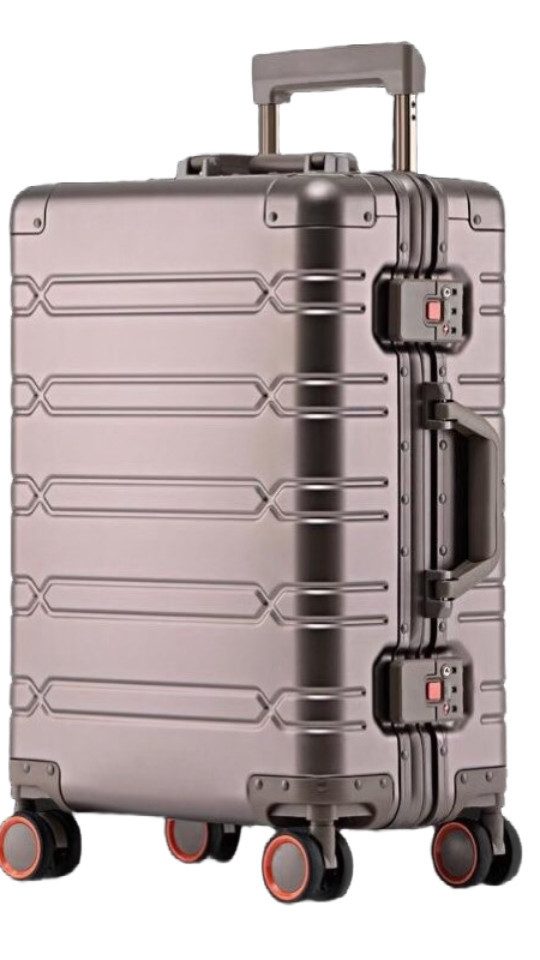 Heuer Koffer Aluminium Line Premium 20/24/28 Zoll, 4 Rollen, TSA-Schlösser, Aluminium, Leicht, Robust
