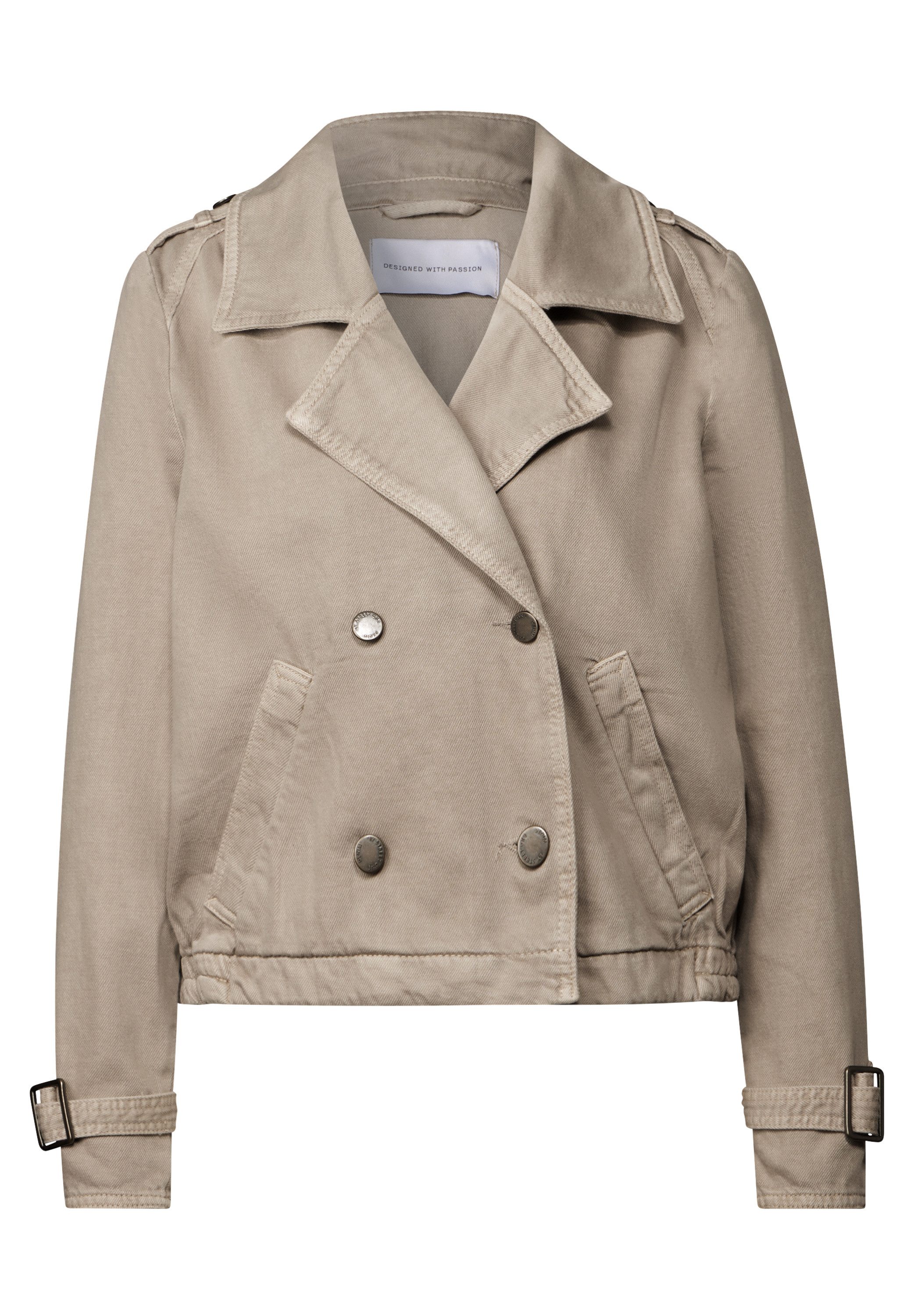 STREET ONE Jackenblazer Denim Trench Jacke