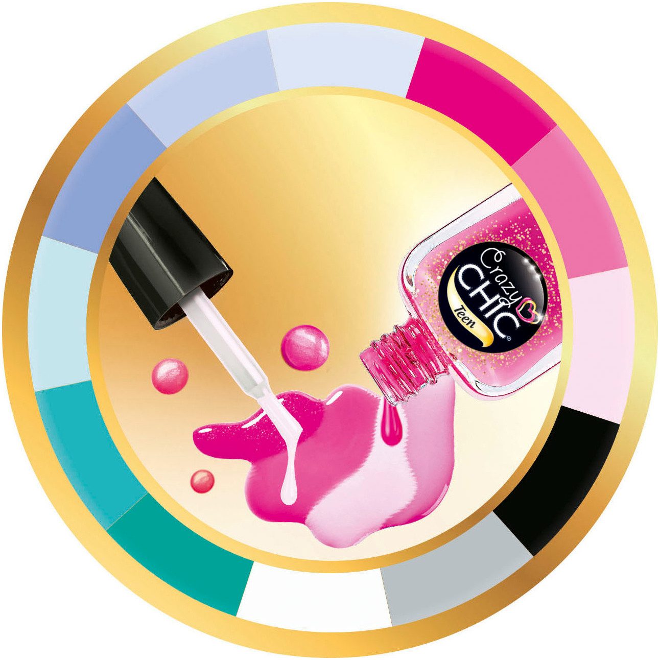 Clementoni® Kreativset Crazy Chic, Passion Nails, Made in Europe