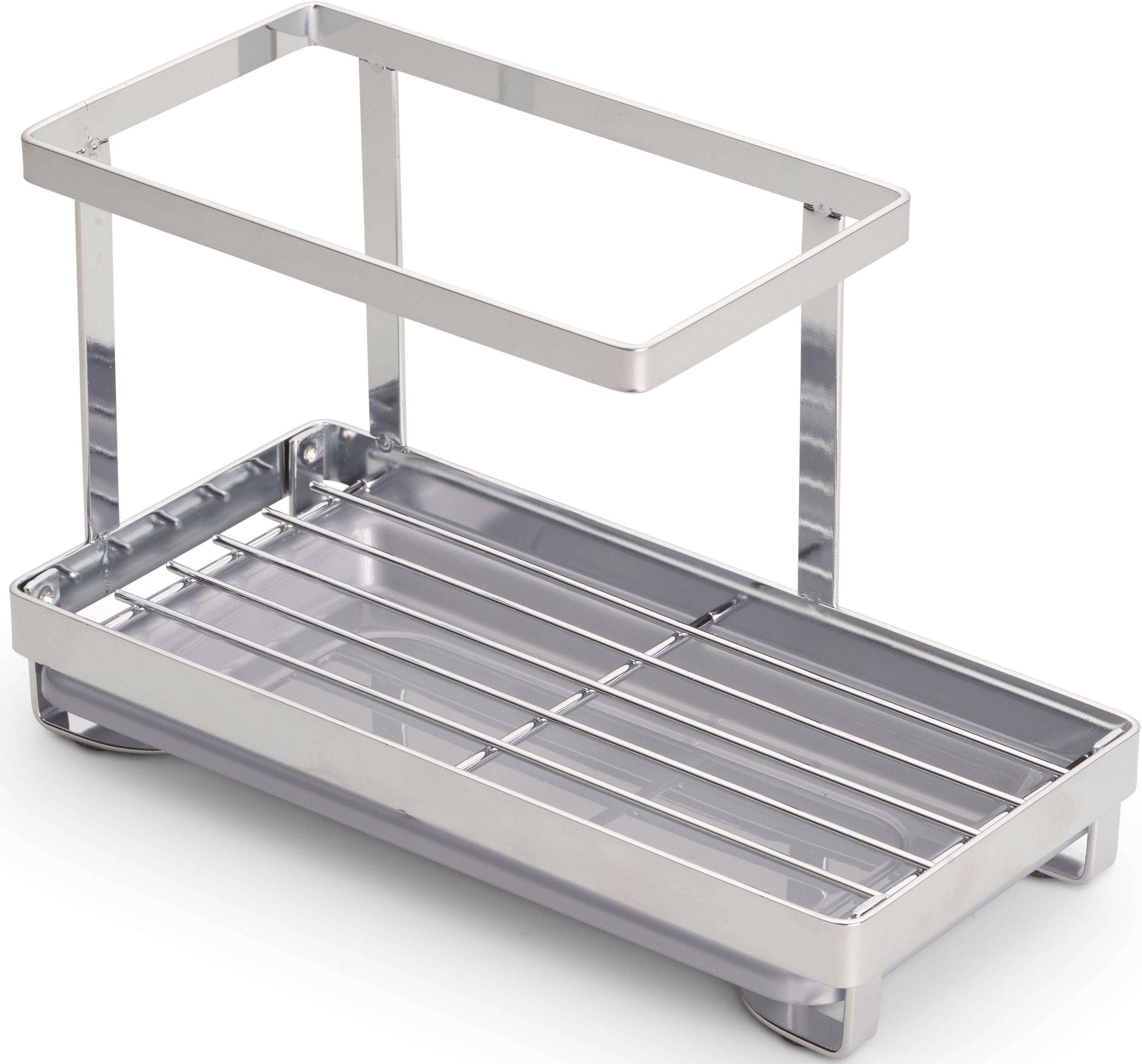 ECHTWERK Organizer, für das Spülbecken, Schwamm & Bürstenhalter aus robustem Edelstahl