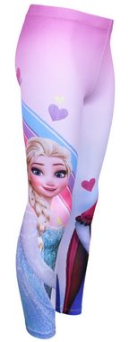 Sarcia.eu 7/8-Leggings Pinke Mädchenleggings Anna und Elsa Disney 9 Jahre